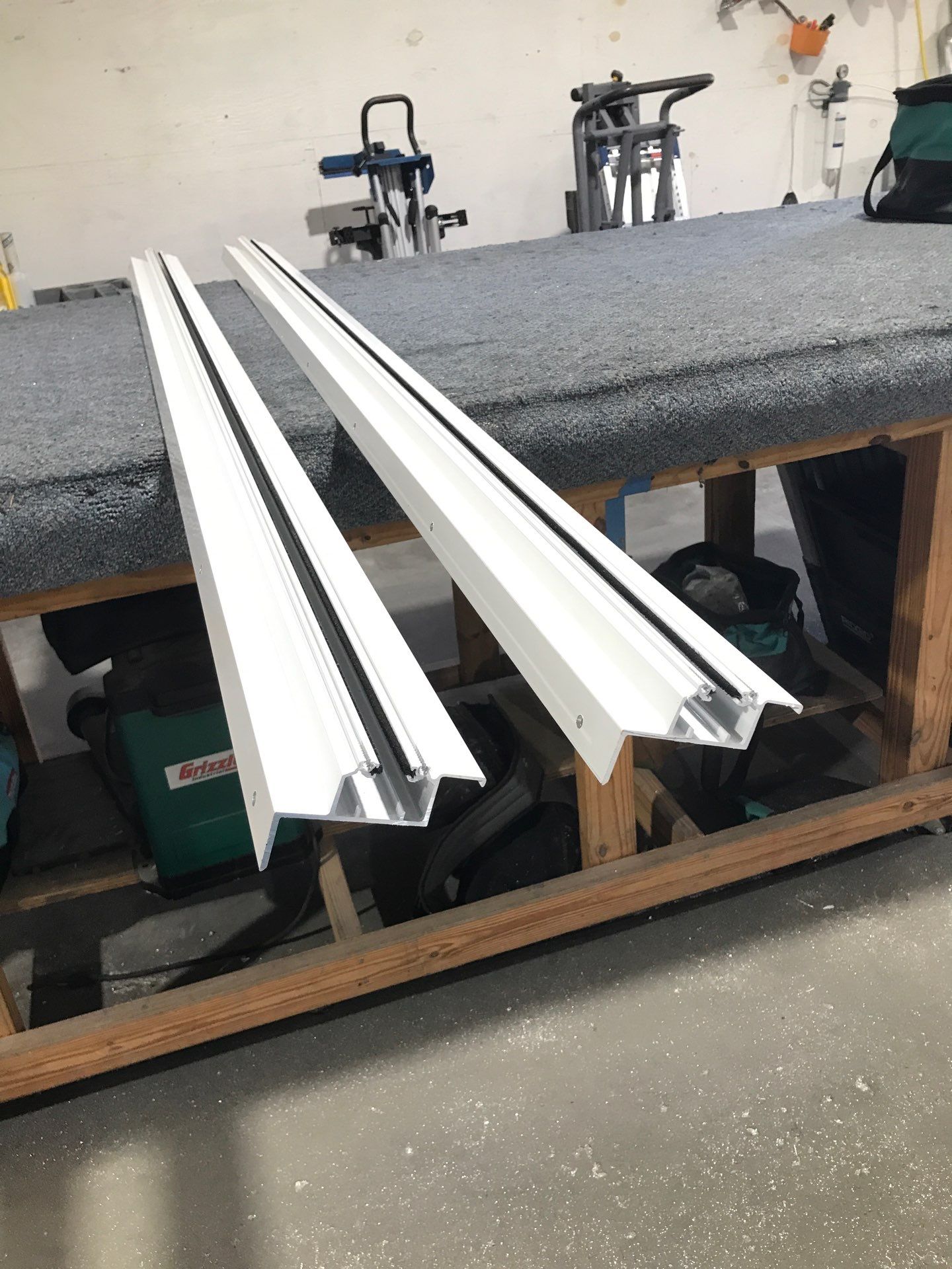 Residential Accordion Hurricane Shutter Installation in Fountain, Florida by Brannan Aluminum Inc.