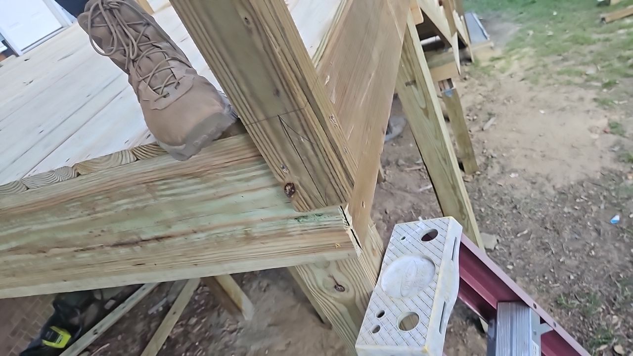 Russet Cove Circle - Deck Installation by Pillar and Pine