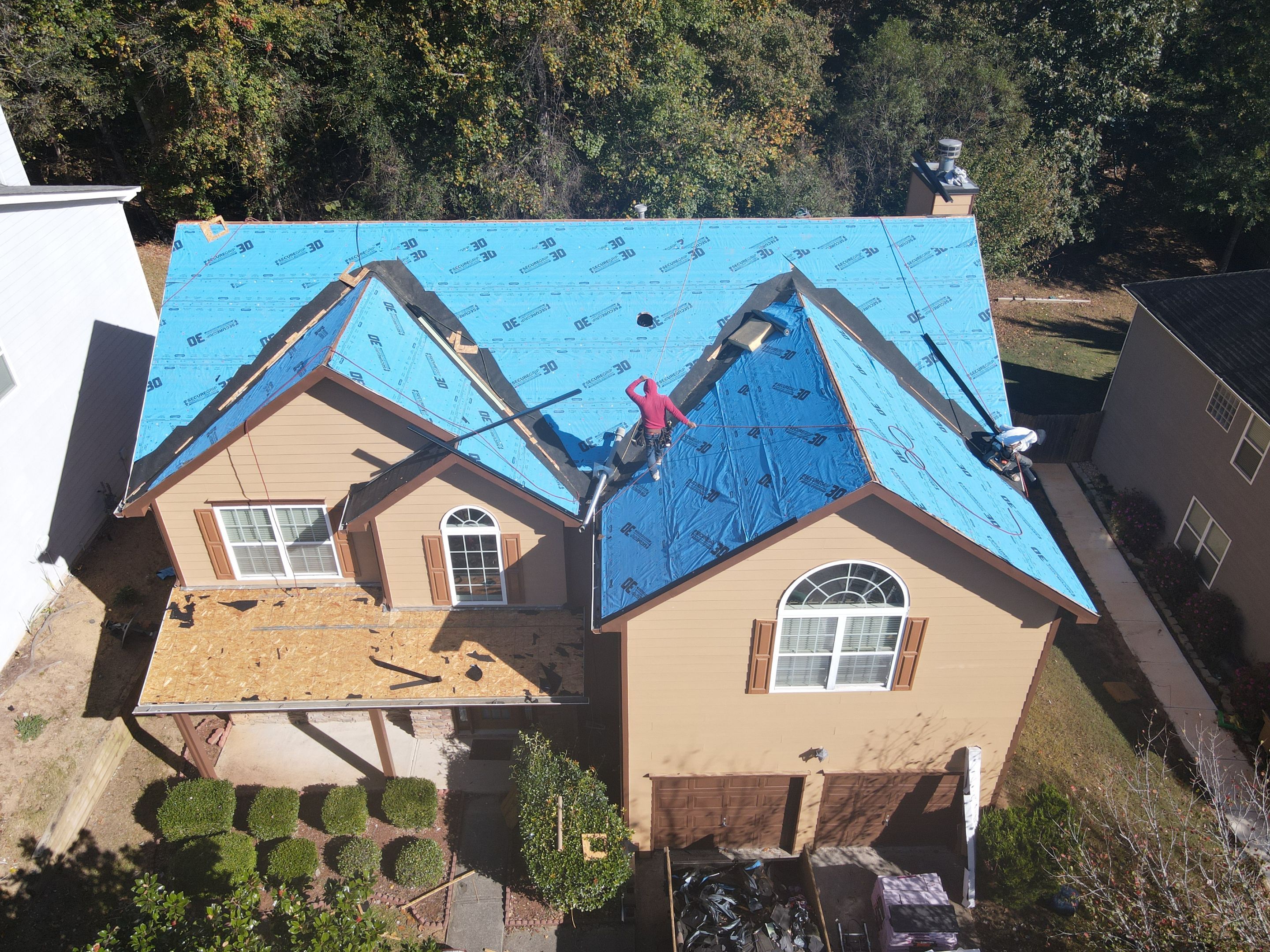 Residential Roofing Installation using Owens Corning by Inspector Roofing and Restoration
