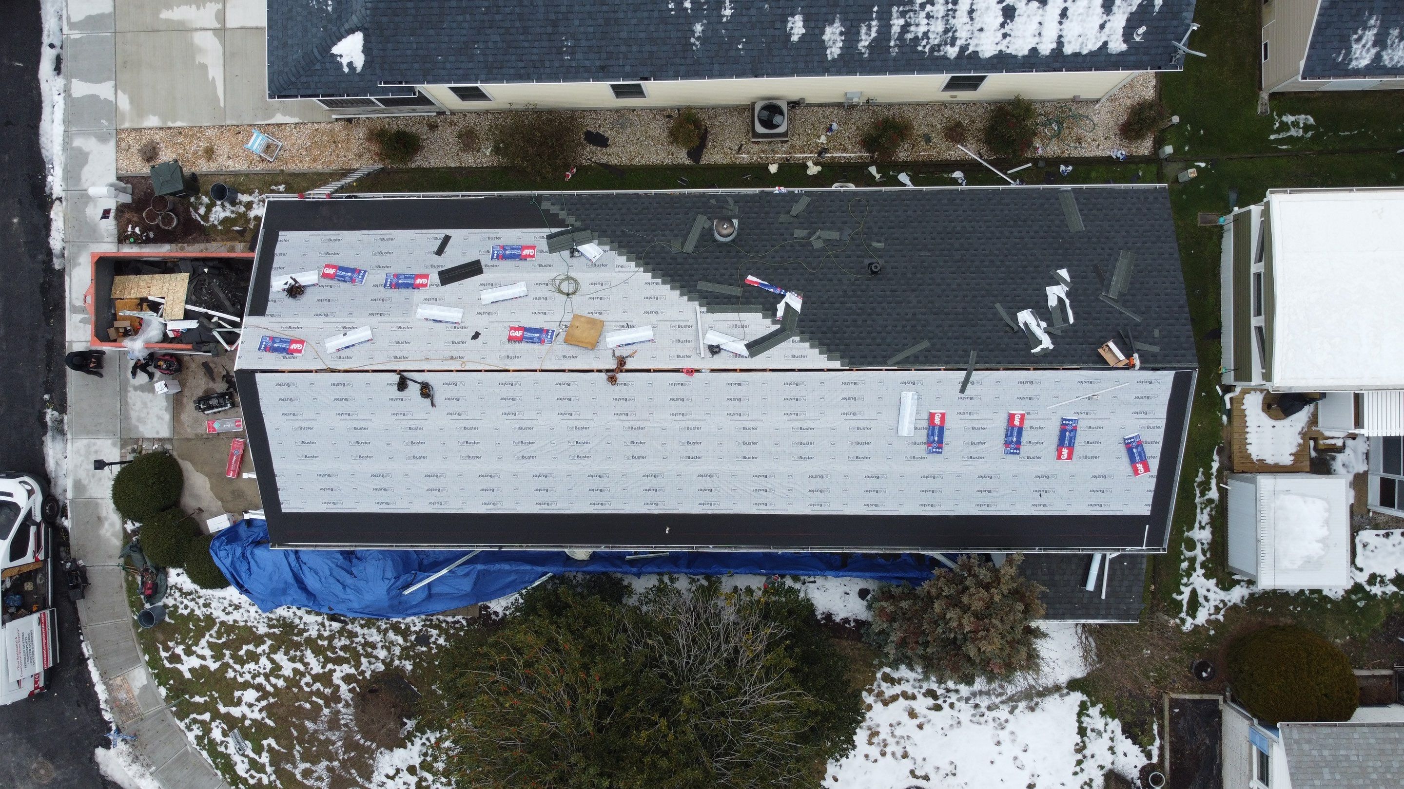 Residential Roofing Installation using GAF Timberline HDZ by Matter Construction, LLC