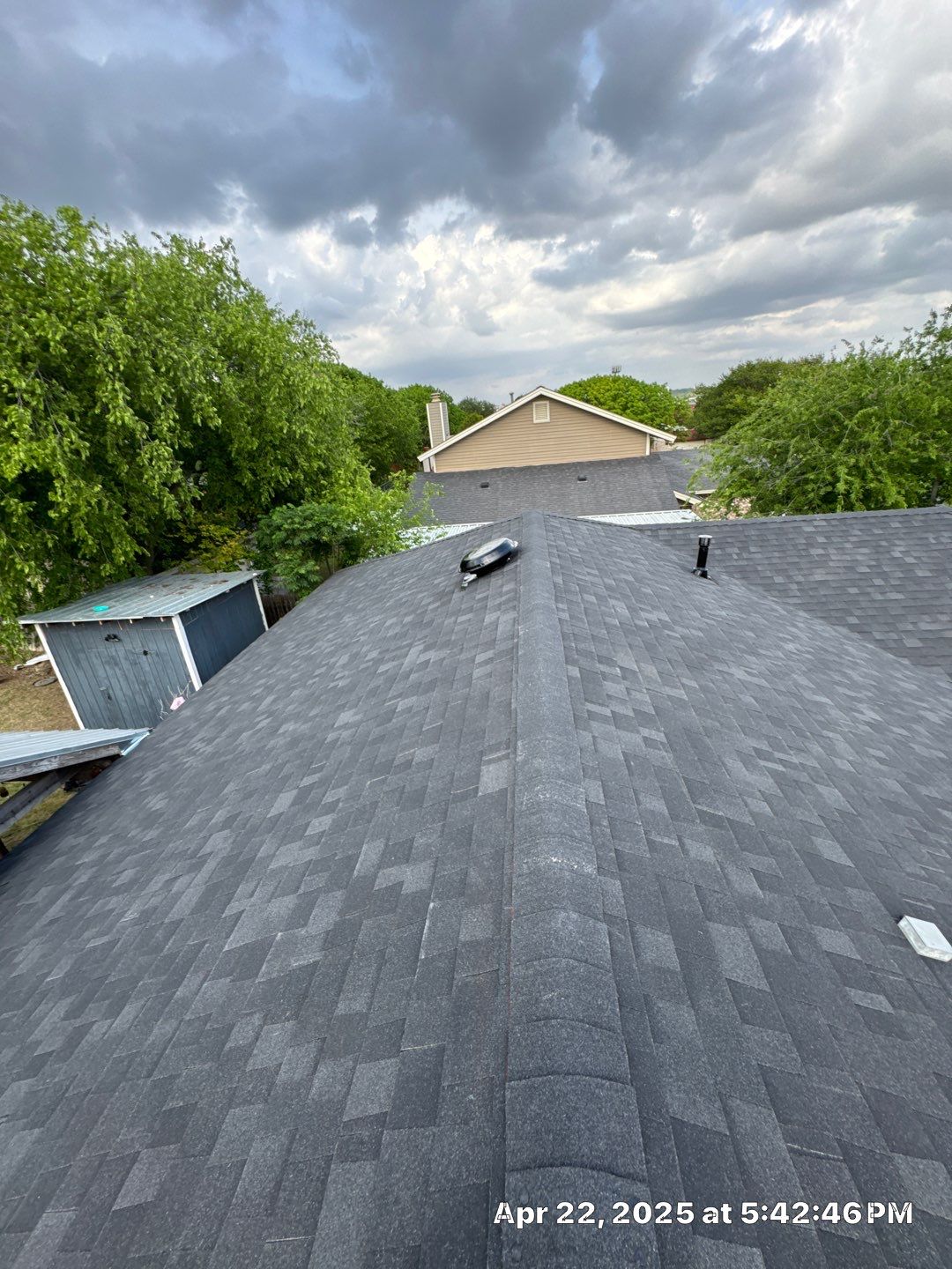 Onyx Black Roof Replacement & Solar Panel Reinstallation | San Antonio, TX by Ayan Roofing, LLC