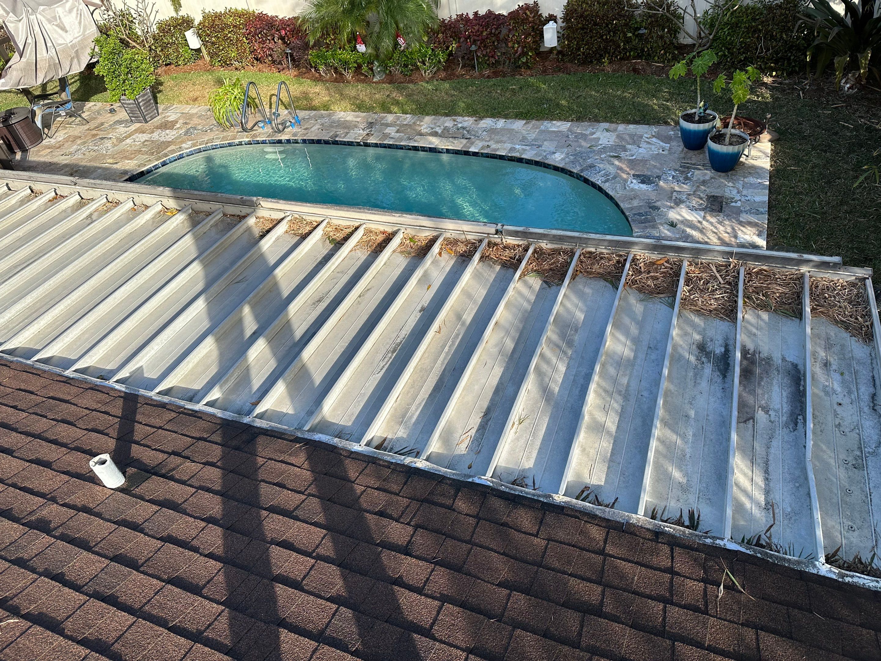 Roof Cleaning Service & Travertine Paver Cleaning by Sunshine AquaWash