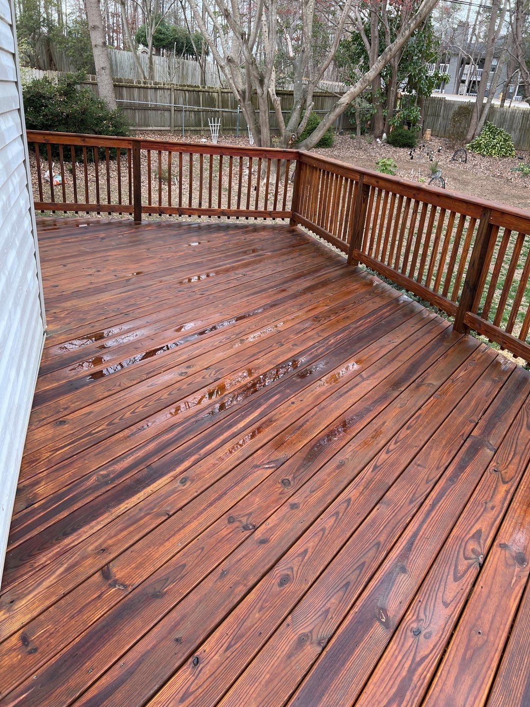 Coated Deck using Wood Sealant by DuraSeal