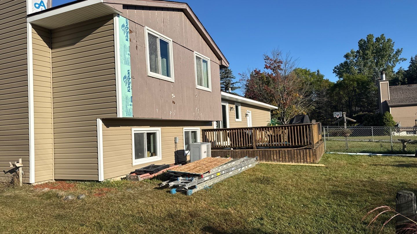 Siding Replacement using Alside D5" Tuscan Clay by 180 Contractors