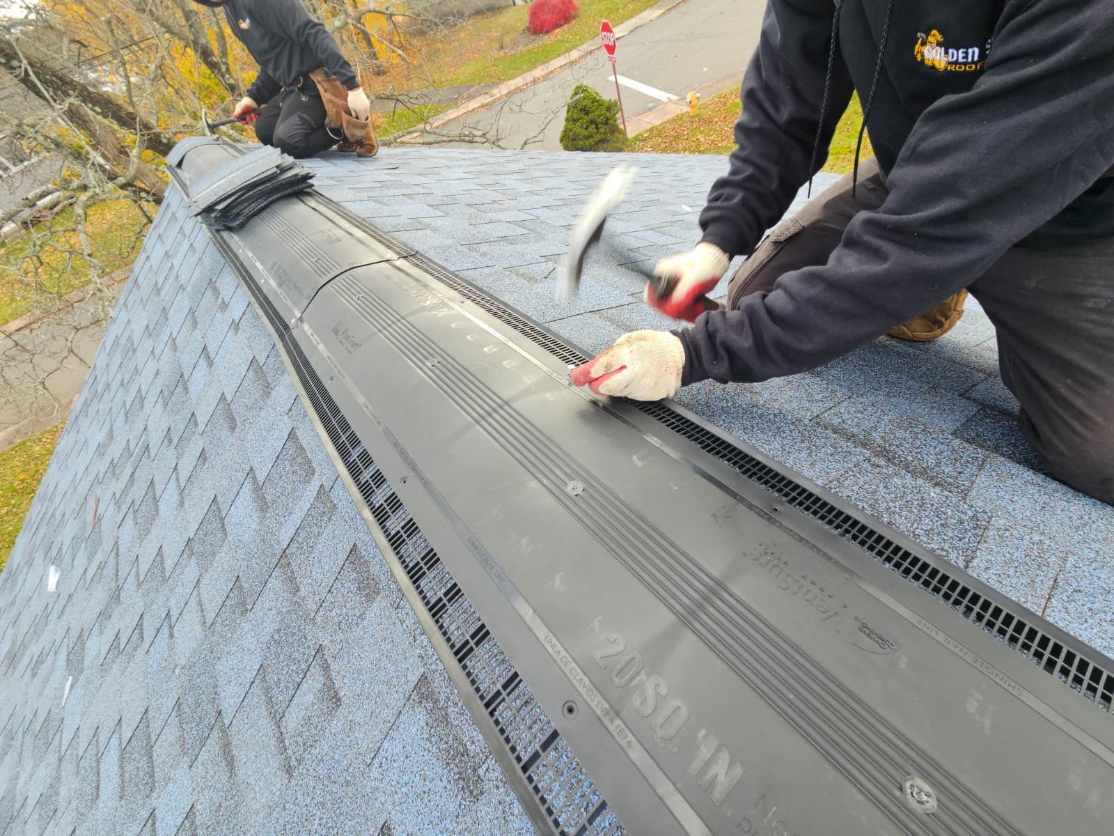 Owens Corning Duration: Harbor Blue in Manchester by Golden Shield Roofing