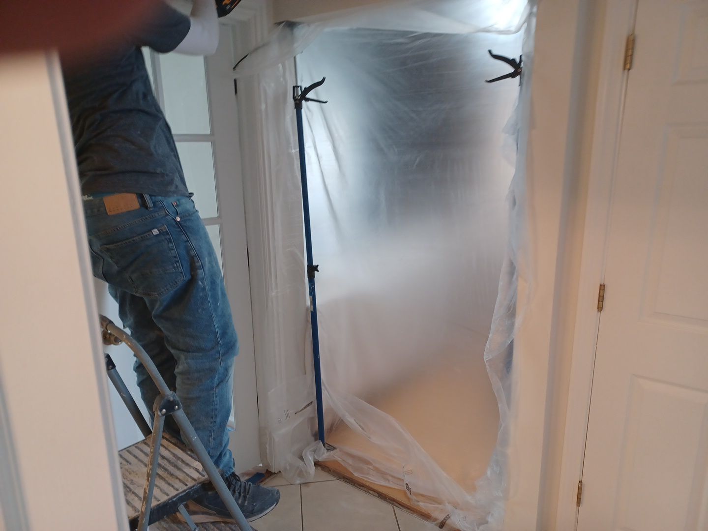 Project in West Bloomfield by EzDry Water Mitigation & Property Restoration