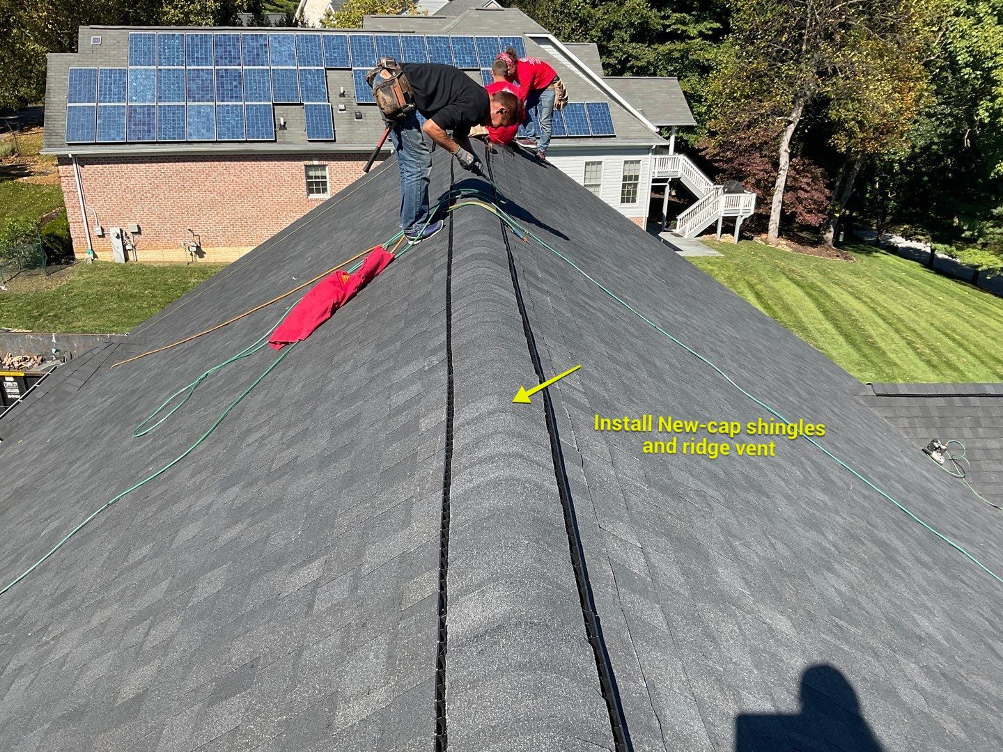 Residential Roofing Installation by Alpha Design Services