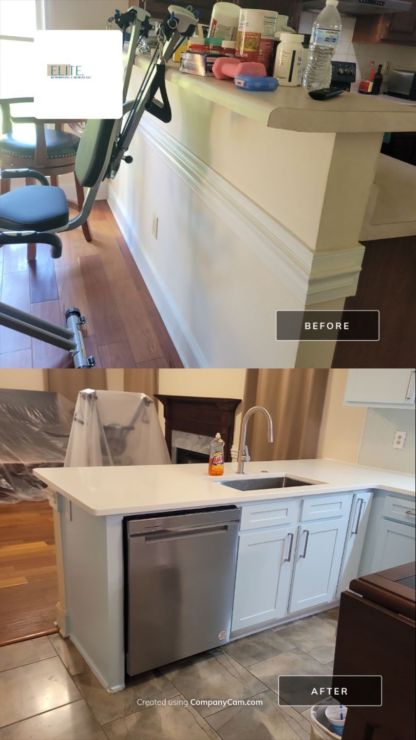 A Pathway to Function – A Cary Kitchen Transformed with Modern Style by Elite Remodeling and Design LLC