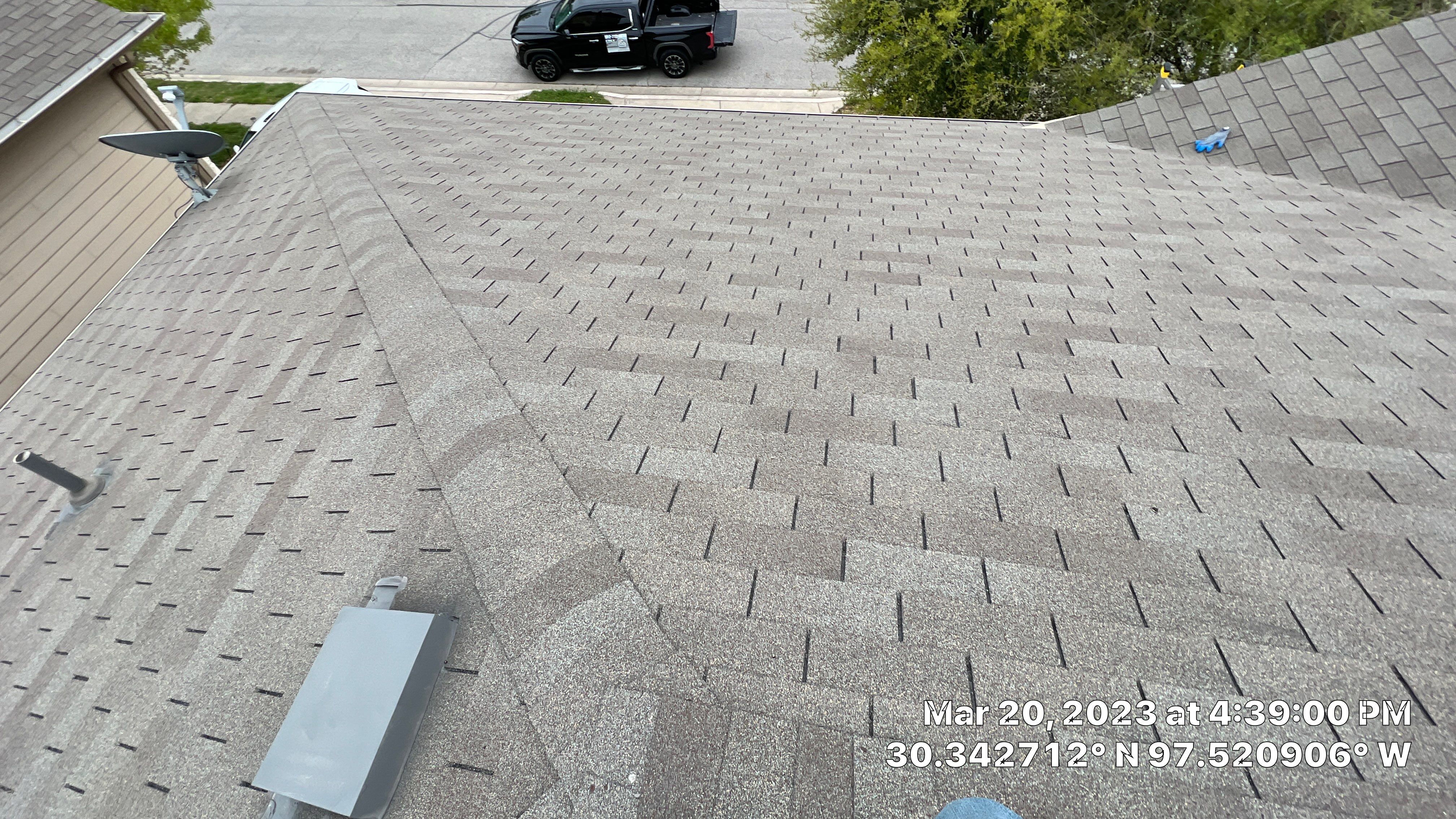 Residential Storm Damage Restoration and Roof Replacement in Manor by Caliber Restoration LLC