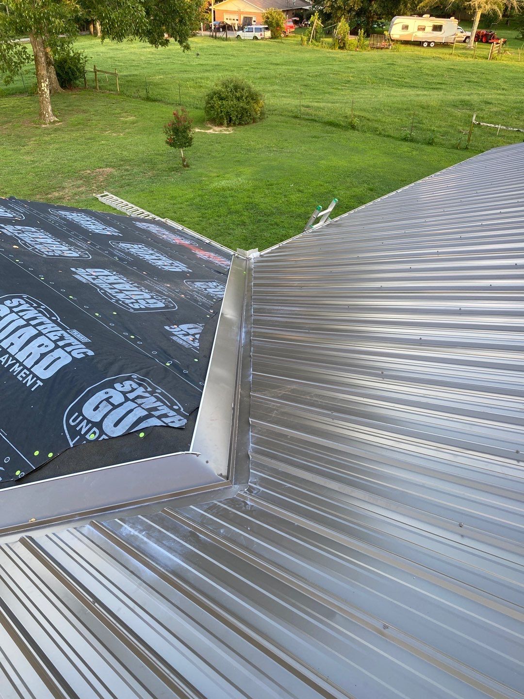 Residential Roof Remove and Replace using Low Rib Metal Roofing Panels by Bullard Roofing