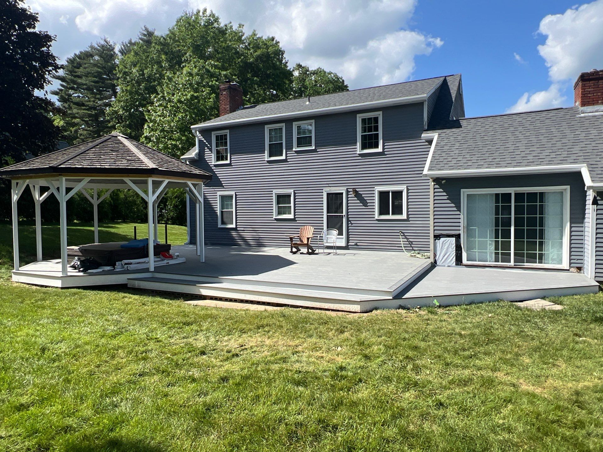 Deck Repair using Trex Select Decking by Chagnon Building & Remodeling LLC