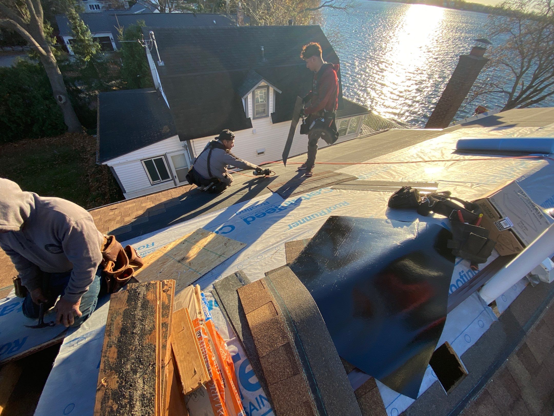 Roof Replacement using CertainTeed Landmark by 180 Contractors