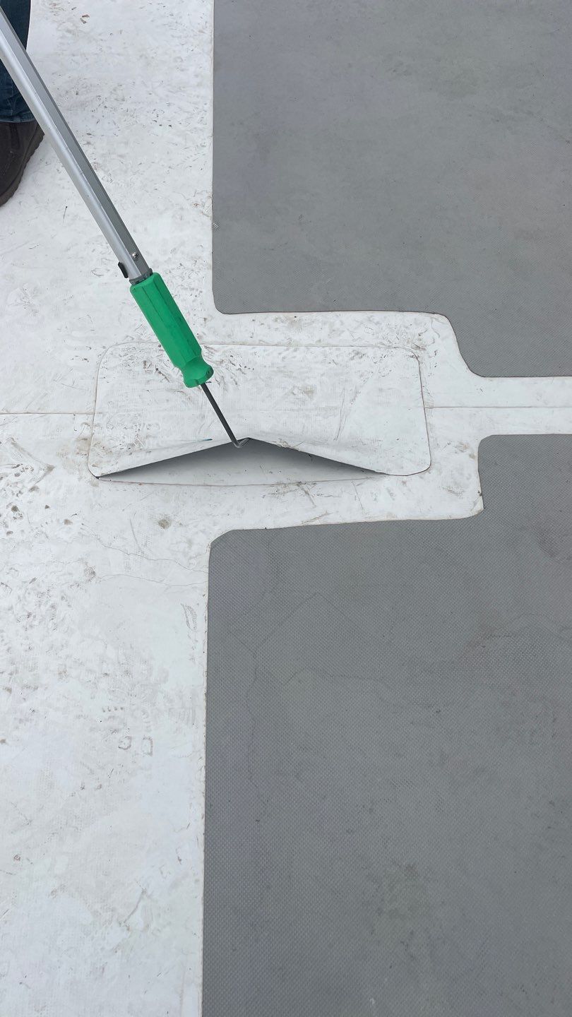 Bio-Life Commercial Roof Replacement using IB Systems PVC by Roof Experts