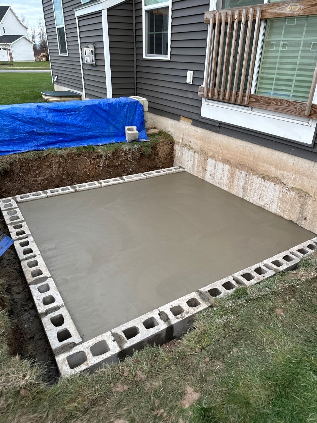 Block Foundation Addition by NG Masonry & Construction LLC