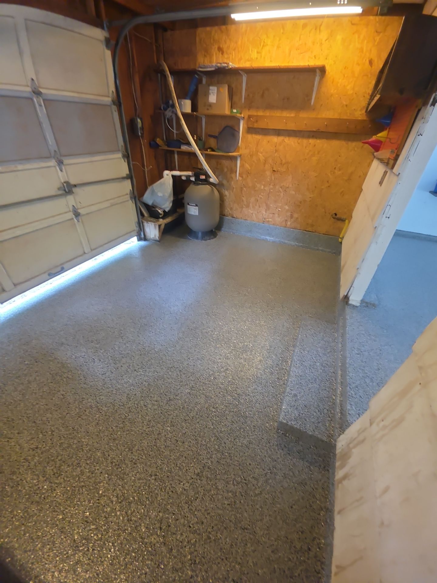 Earth Effects Silver Spirits Garage Coating by NG Masonry & Construction LLC