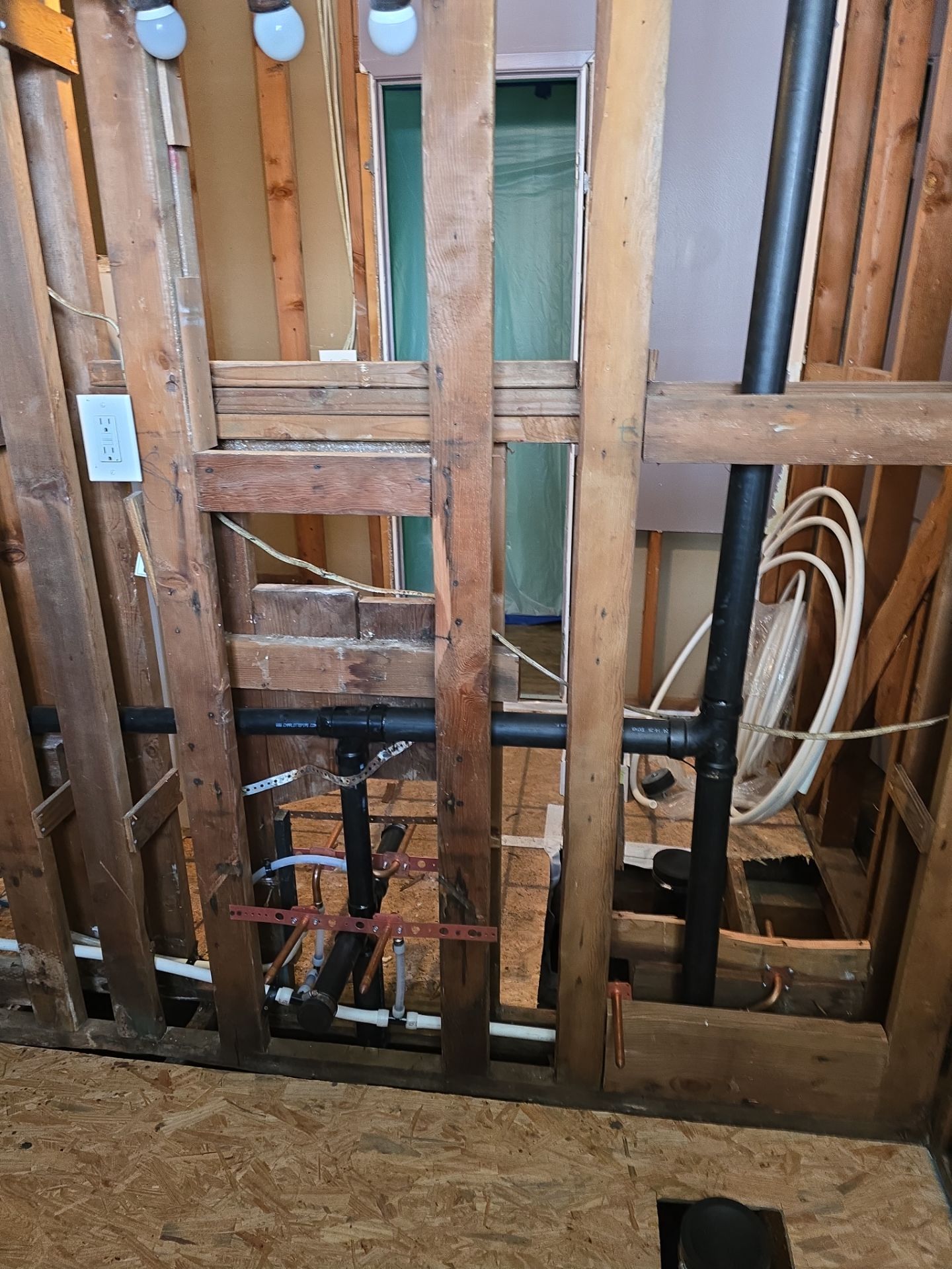 Installing New Piping and Checking Underneath Home by Us Plumbing