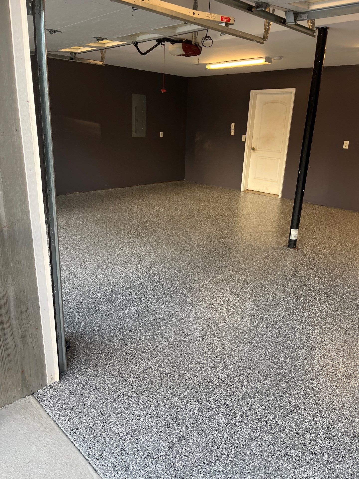 Garage Floor Coating using Wombat by My Garage Floor Guys