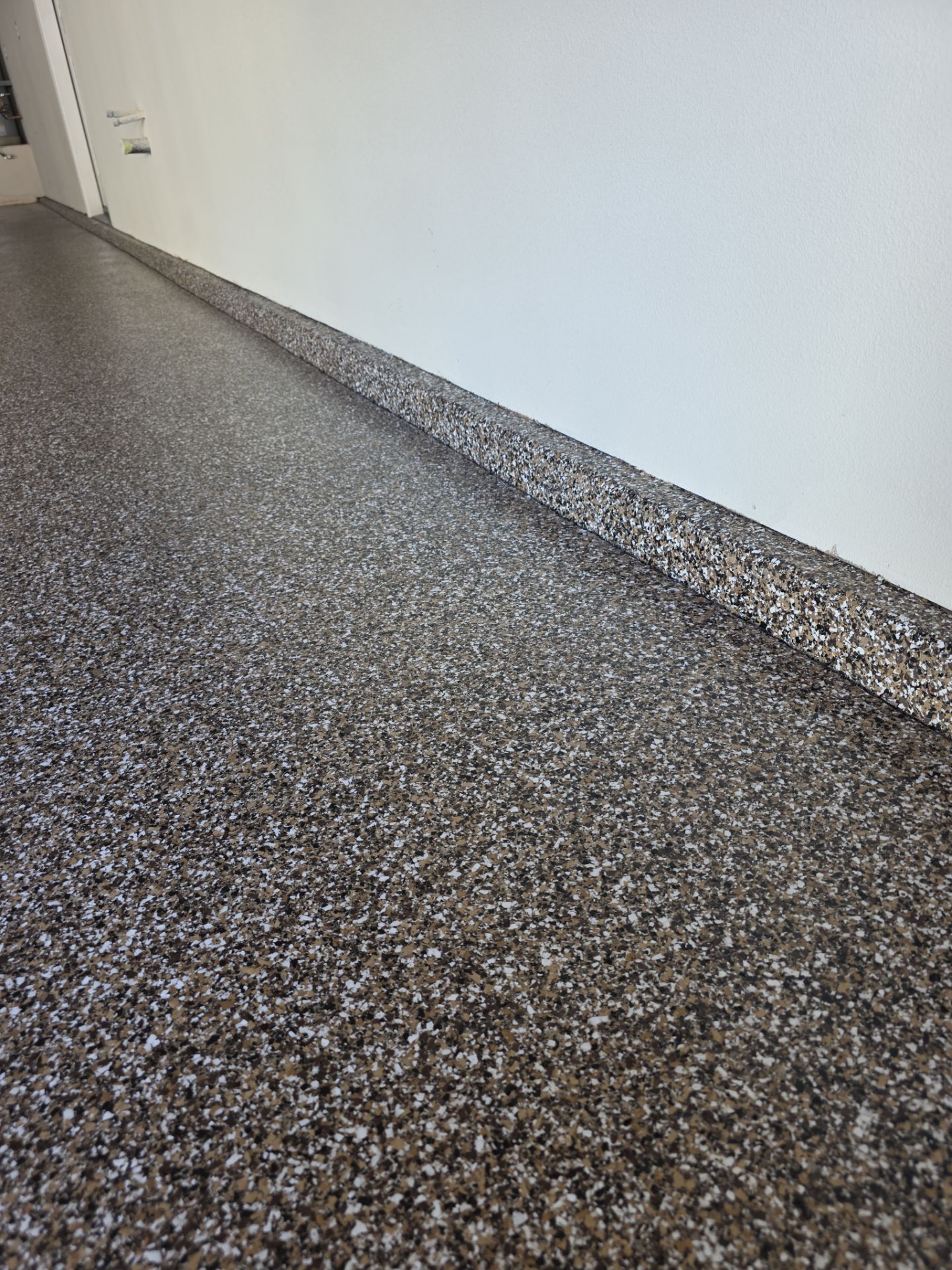 Simiron Autumn Brown Polyurea Garage Floor Coating in Paso Robles by MGP Coatings