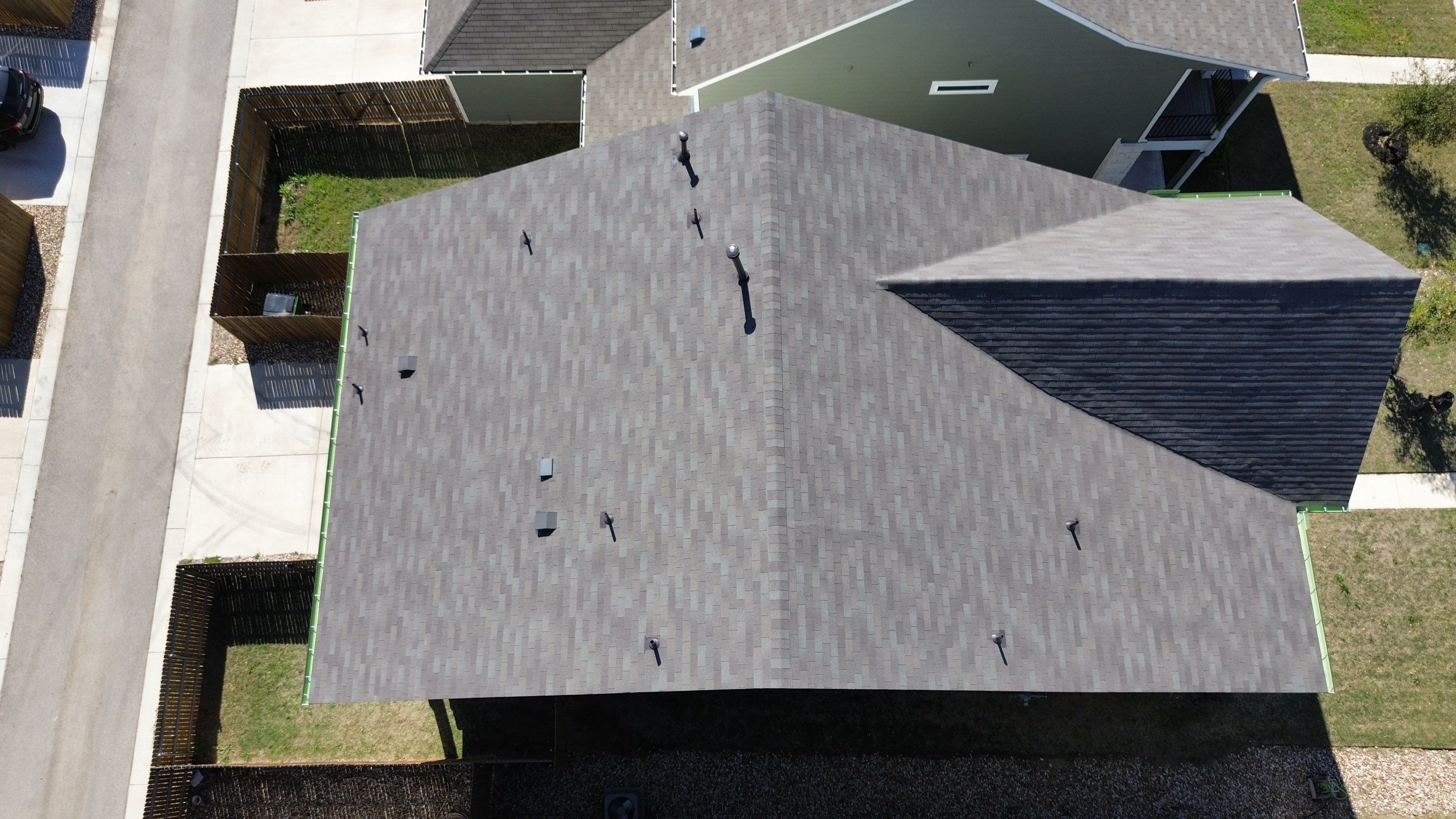Roof Replacement & Seamless Gutters in Leander, TX by Kstylez Roofing & Construction
