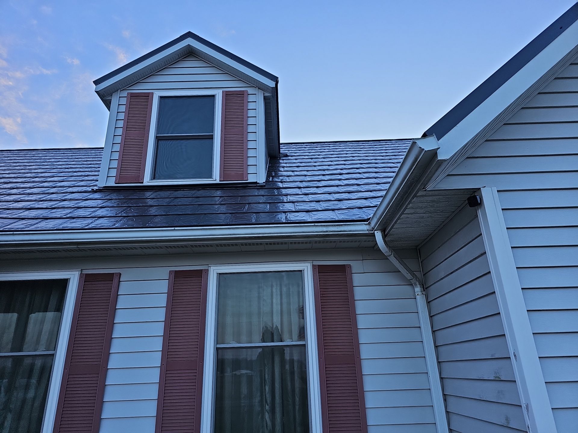 Residential Roofing Installation using Metstar Slate Plus Smooth Black by Nitro Roofing and Construction