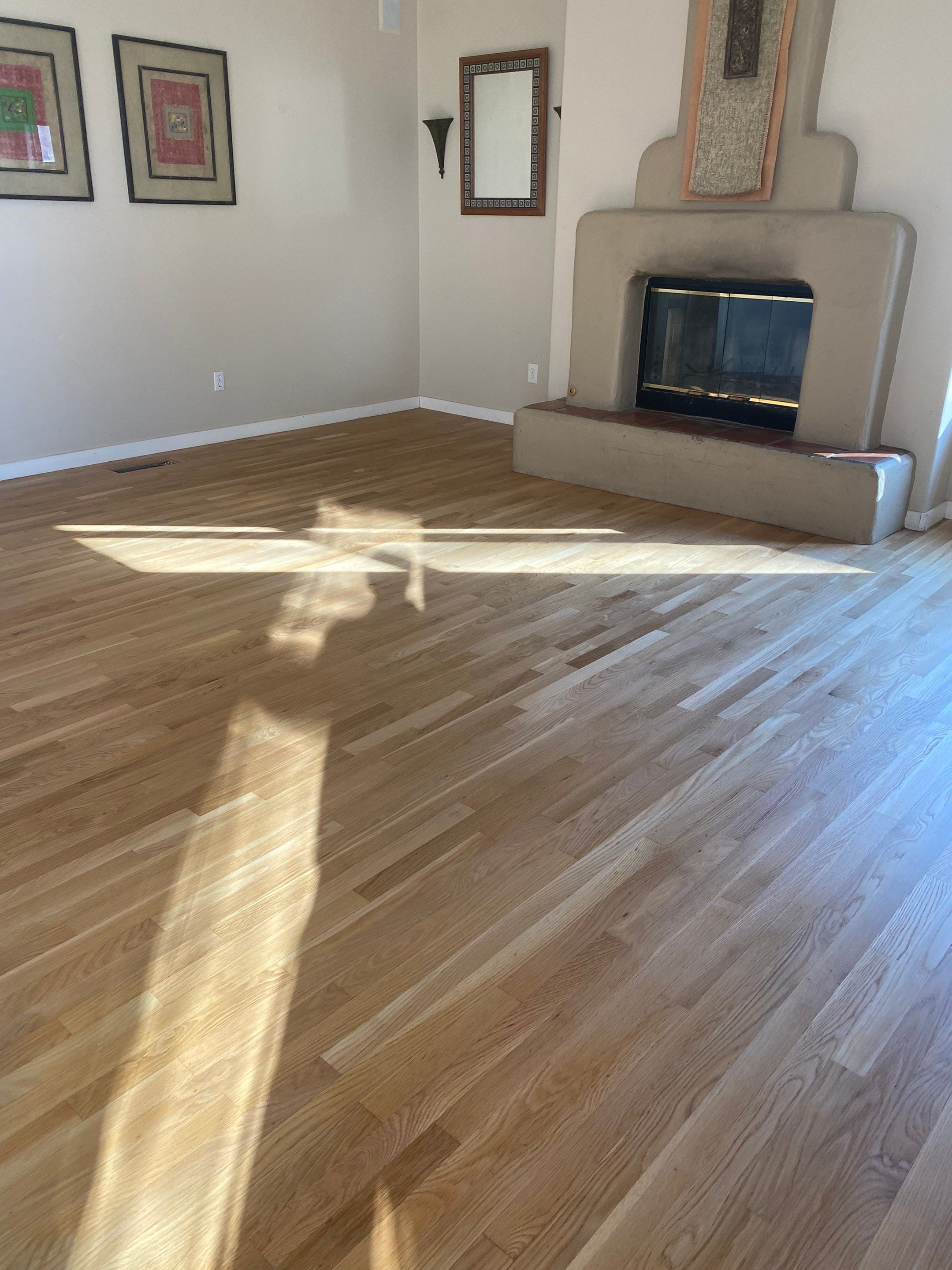 Red Oak Finish and Restore by Footprints Floors South Sacramento