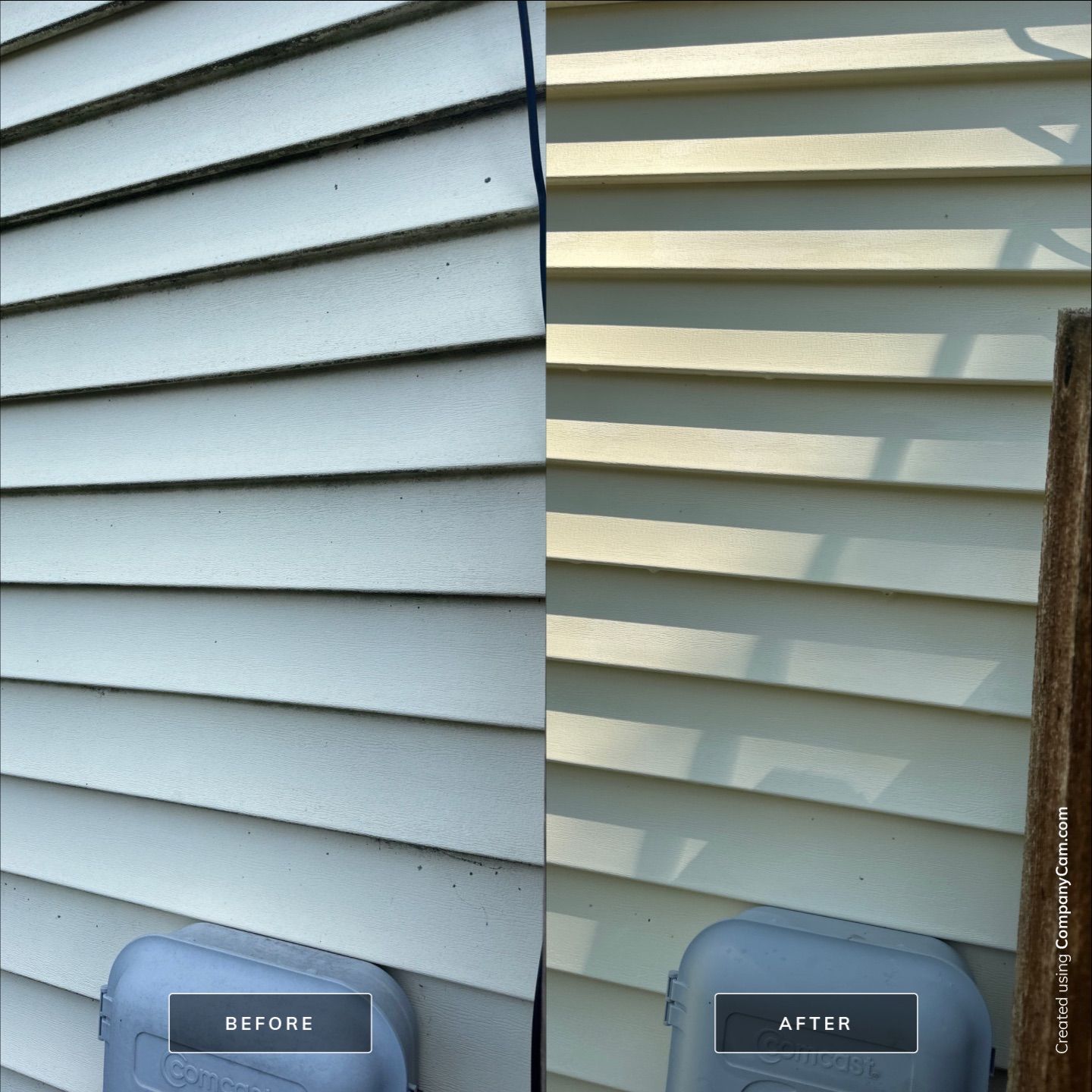 Project in Island Lake by Simmons Power & Soft Washing