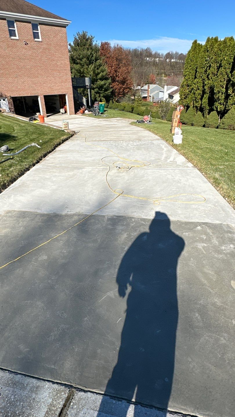 Twilight Driveway Project in Bridgeville by Floors in a Day, Inc