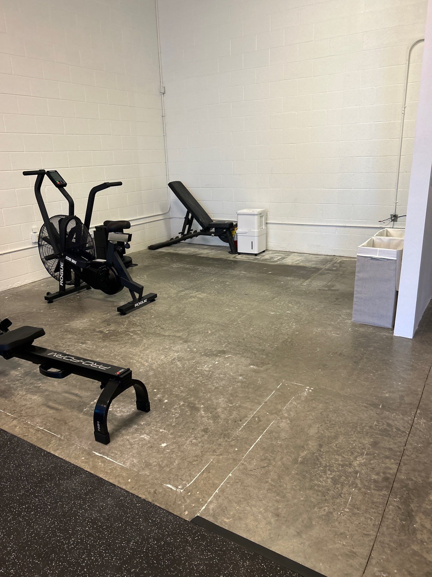 Rubber Gym Floor for local Trainer by Footprints Floors of East Atlanta