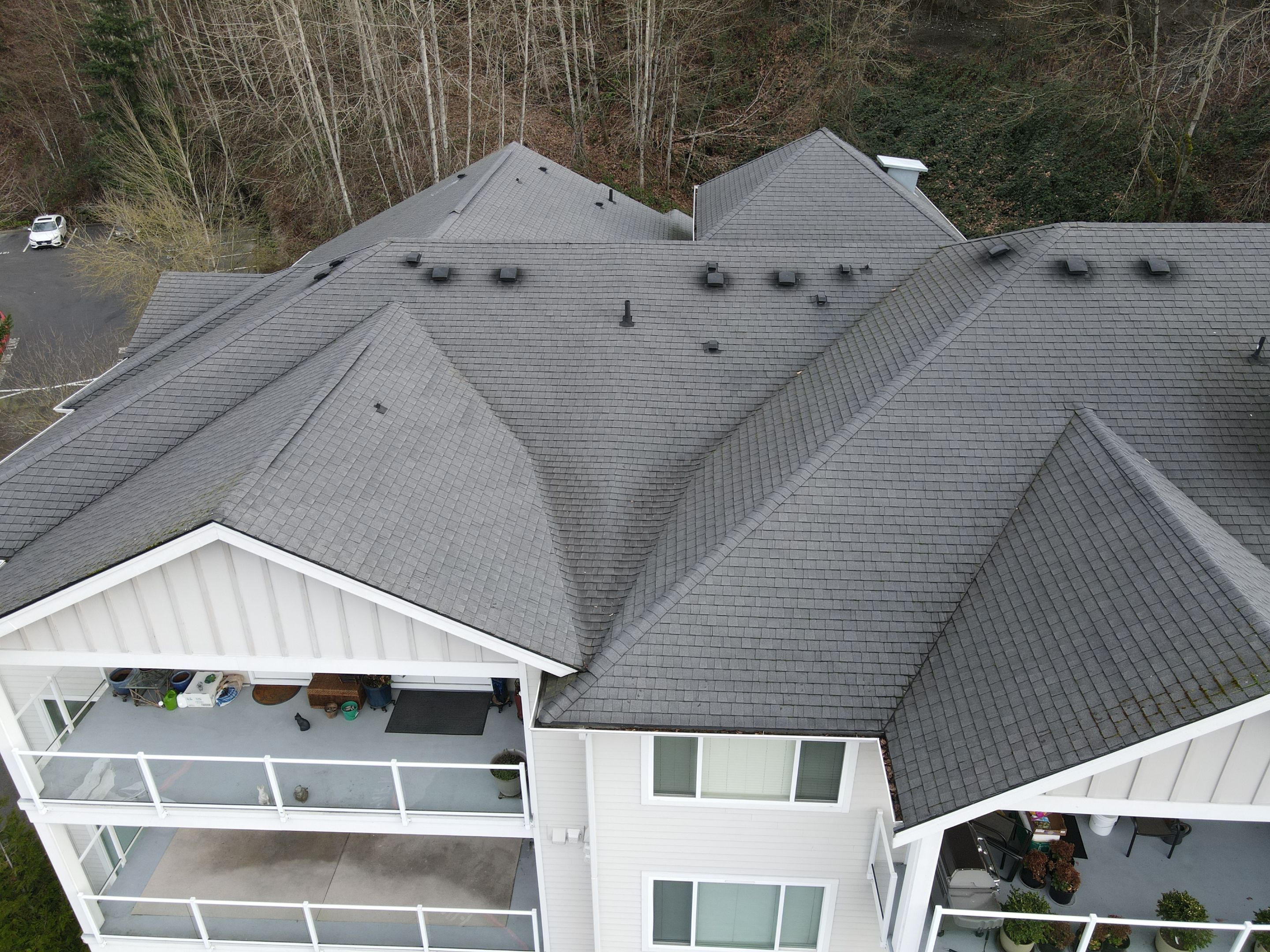 Condo complex on Lake Washington in Newcastle, WA needed a new roof by RoofSmart