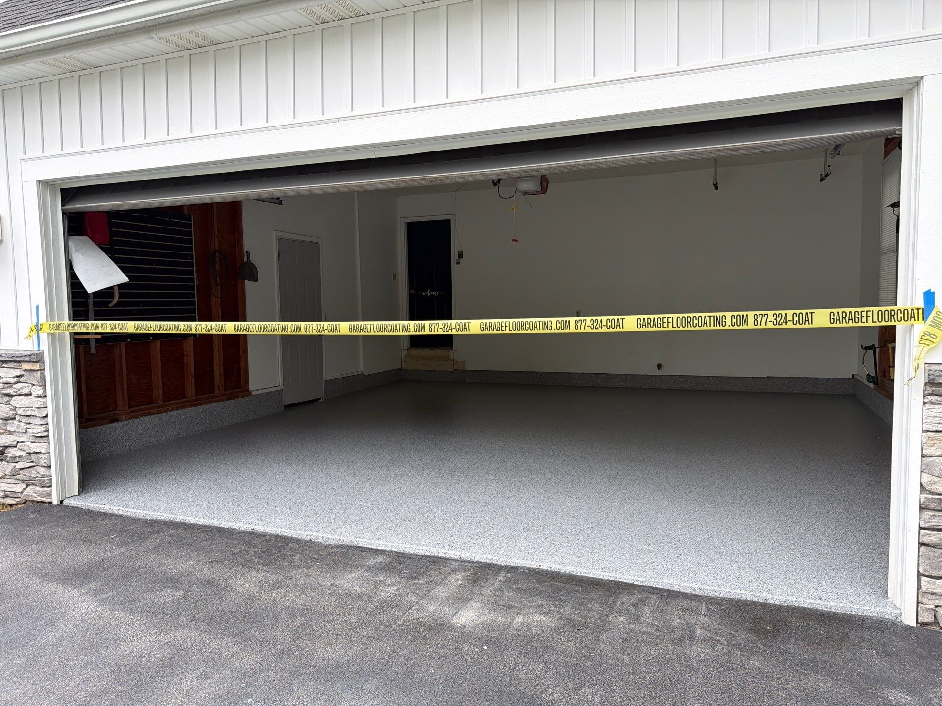 Vintage Silverado Garage Coating by NG Masonry & Construction LLC