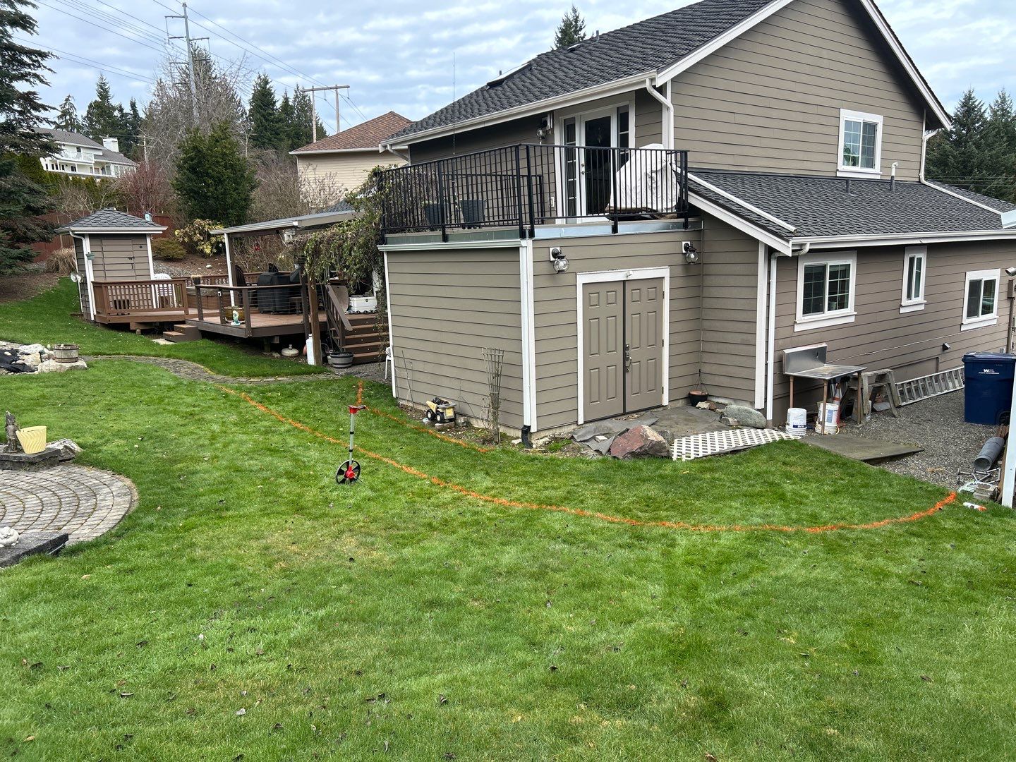 Wayne | Concrete patio & Walkway by Jireh Asphalt & Concrete Inc 