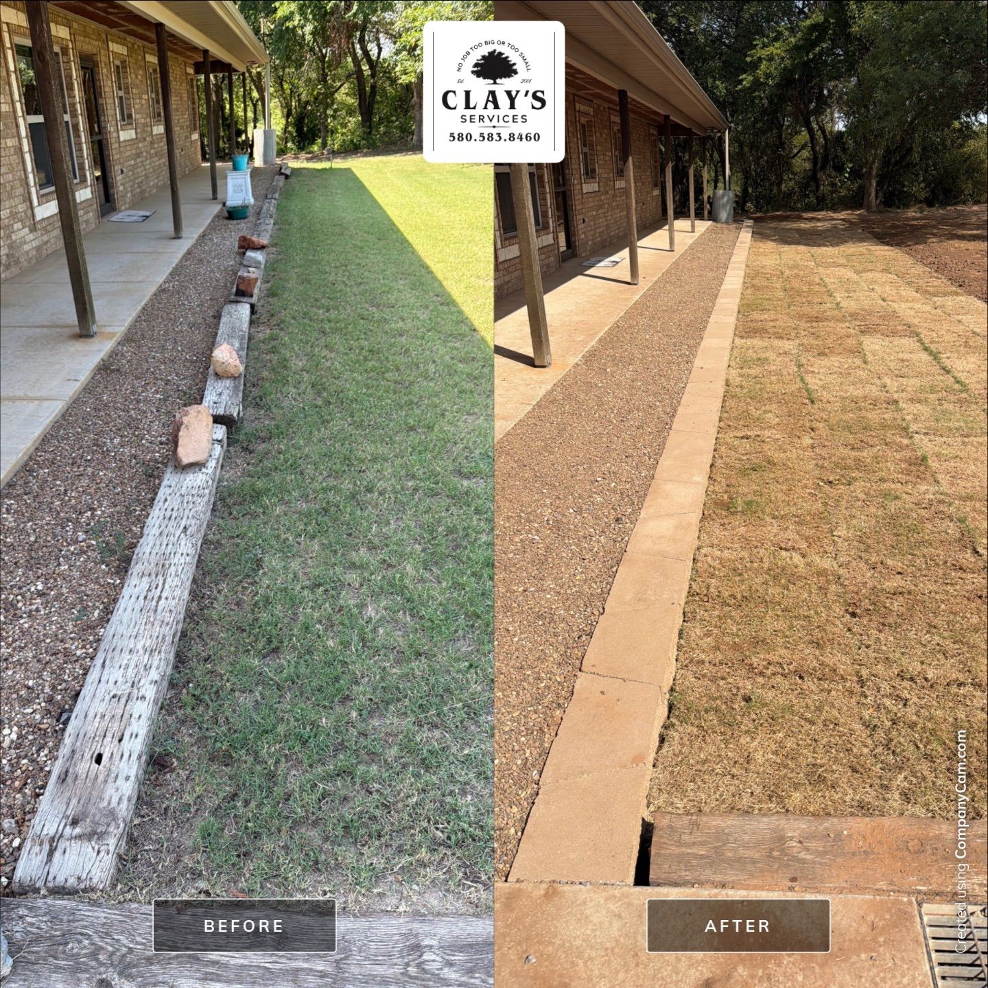 Retaining Wall by Clays Services Inc