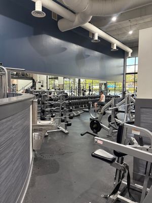 Northlake OLF - Recovery room renovation, flooring installation, front desk, accent wall