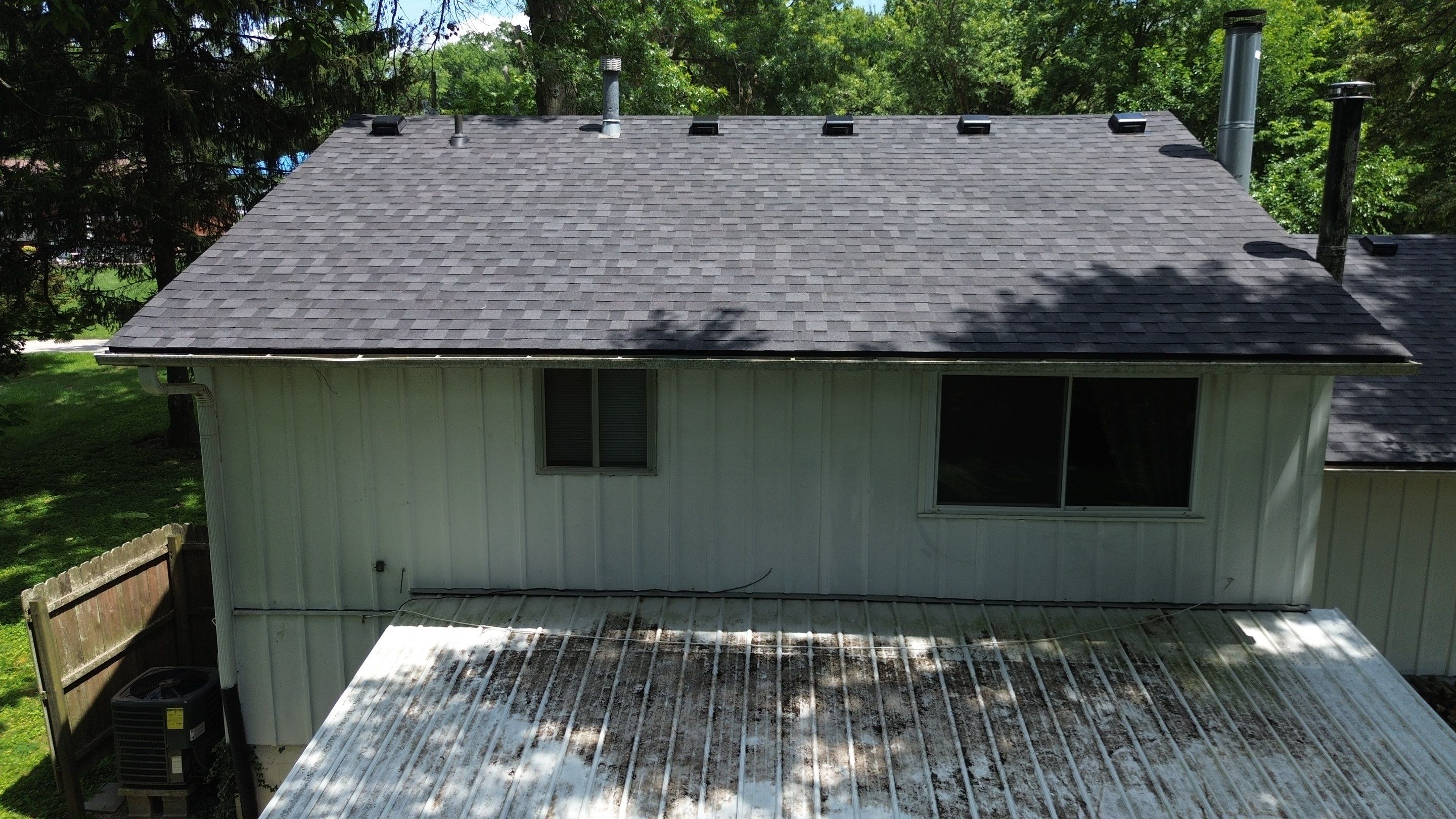 Project in Bloomington by Moss Roofing