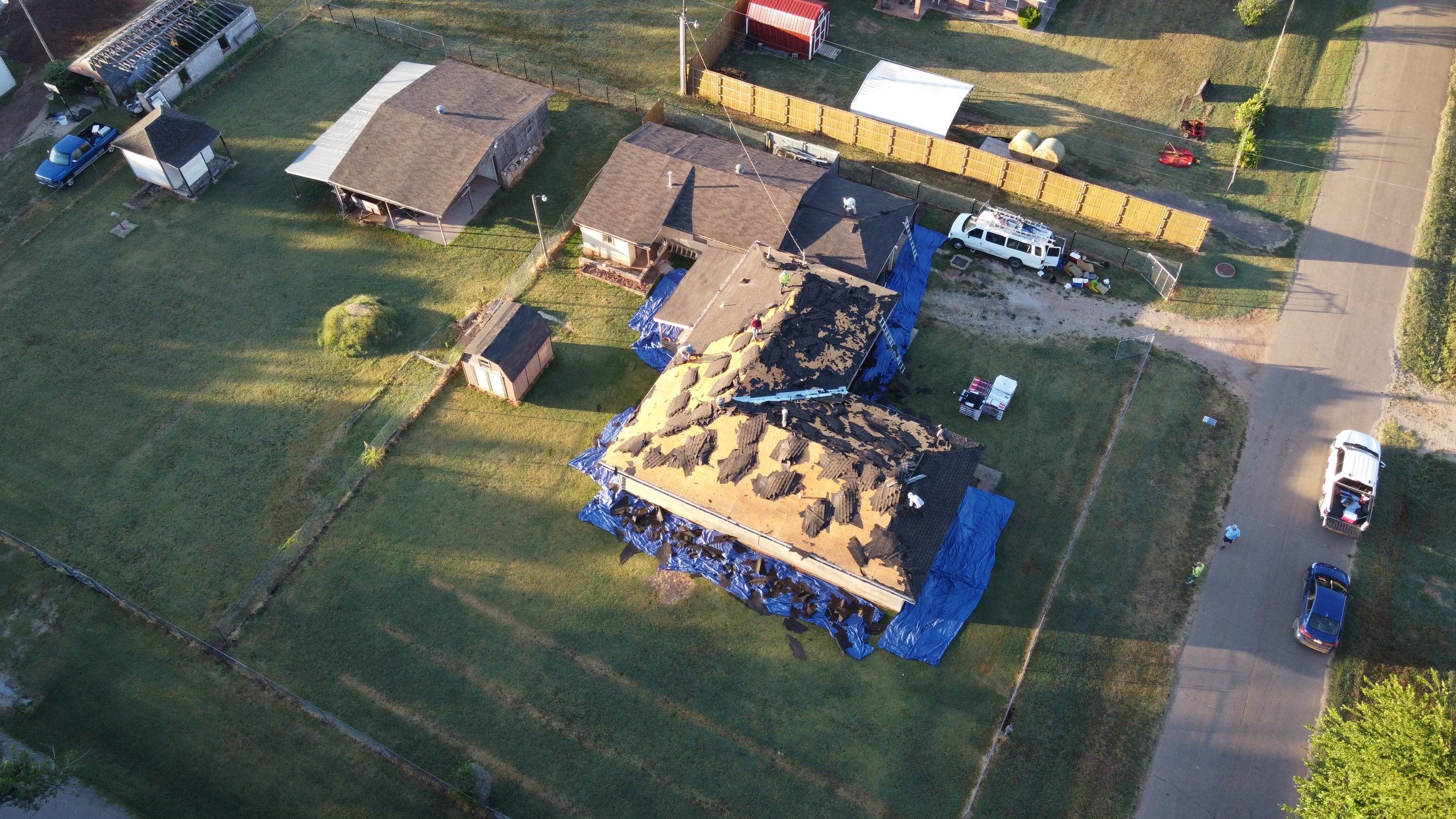 Residential Roofing Installation using GAF Natural Shadow  by A & H Roofing and Contracting