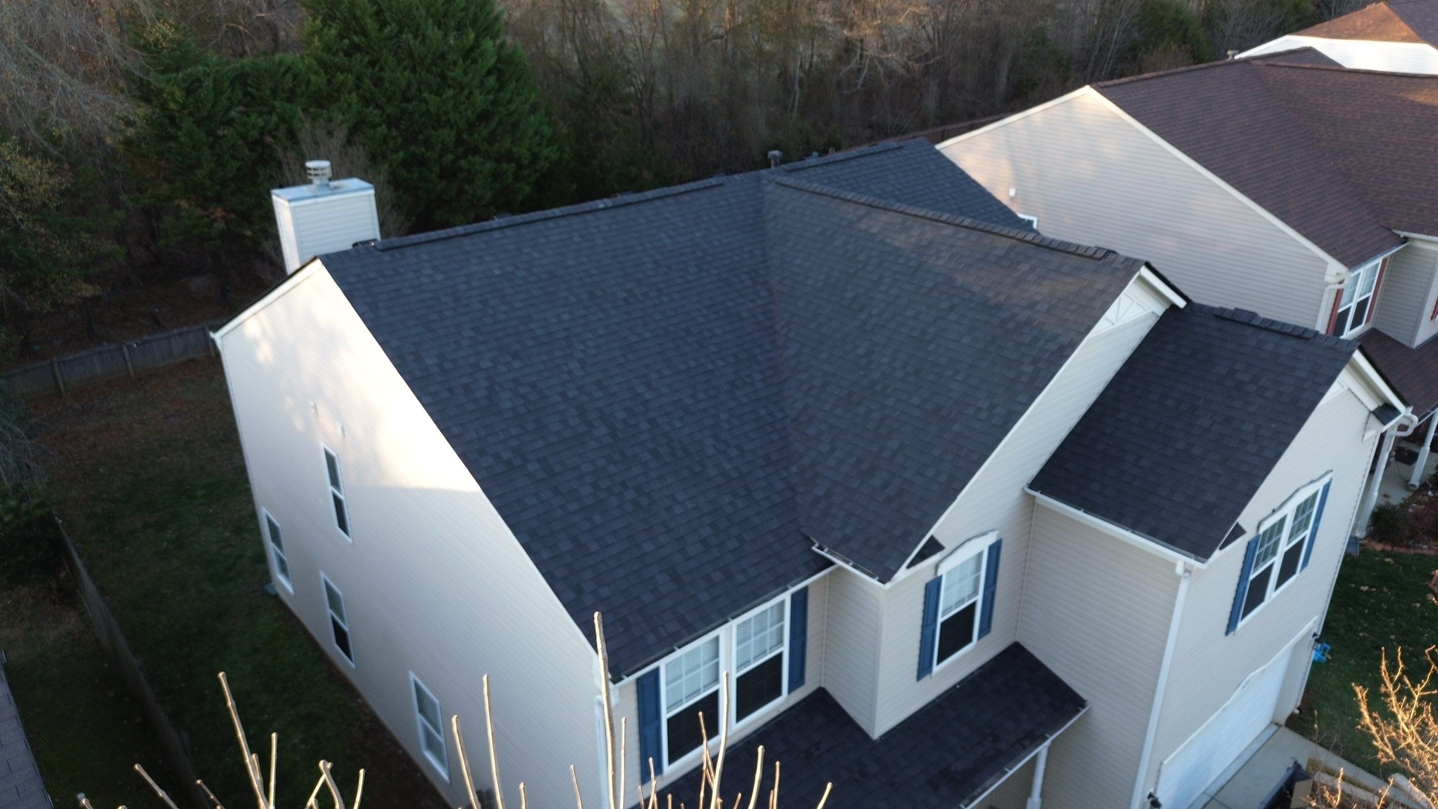 Roof replacement and interior repair by hail and wind damage by Just Brilliant Restoration JBR