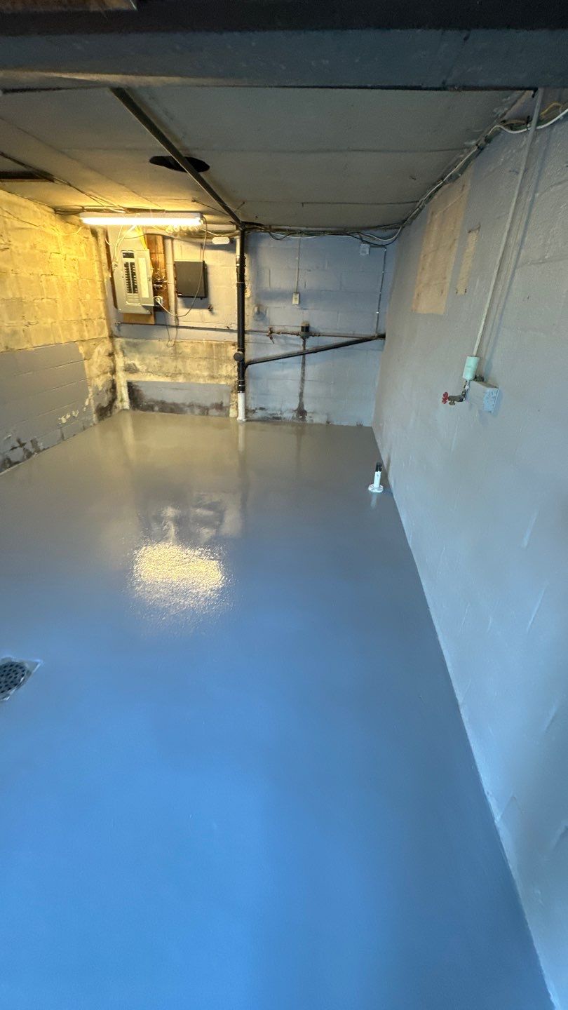 Basement + Garage Project in Pittsburgh by Floors in a Day, Inc