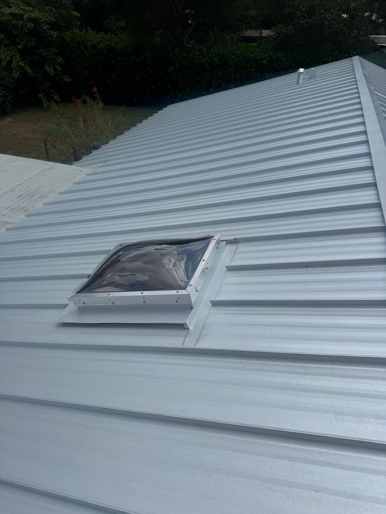 24ga 1.5" Snap-Lock Mill Finish  by Total Roofing System The Metal Roof Experts