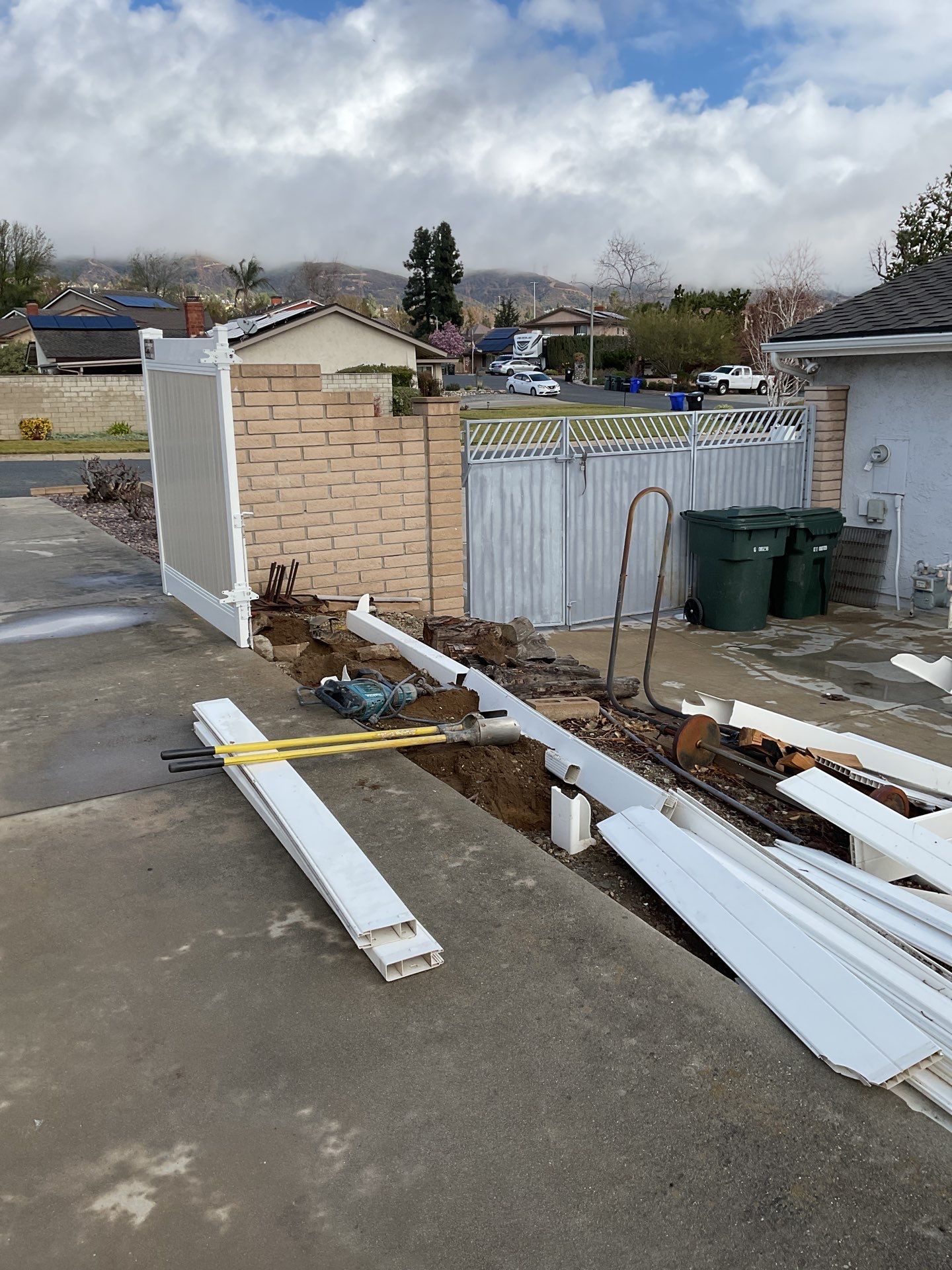 Fence Repair using Vinyl by Fence Guys Inc. 