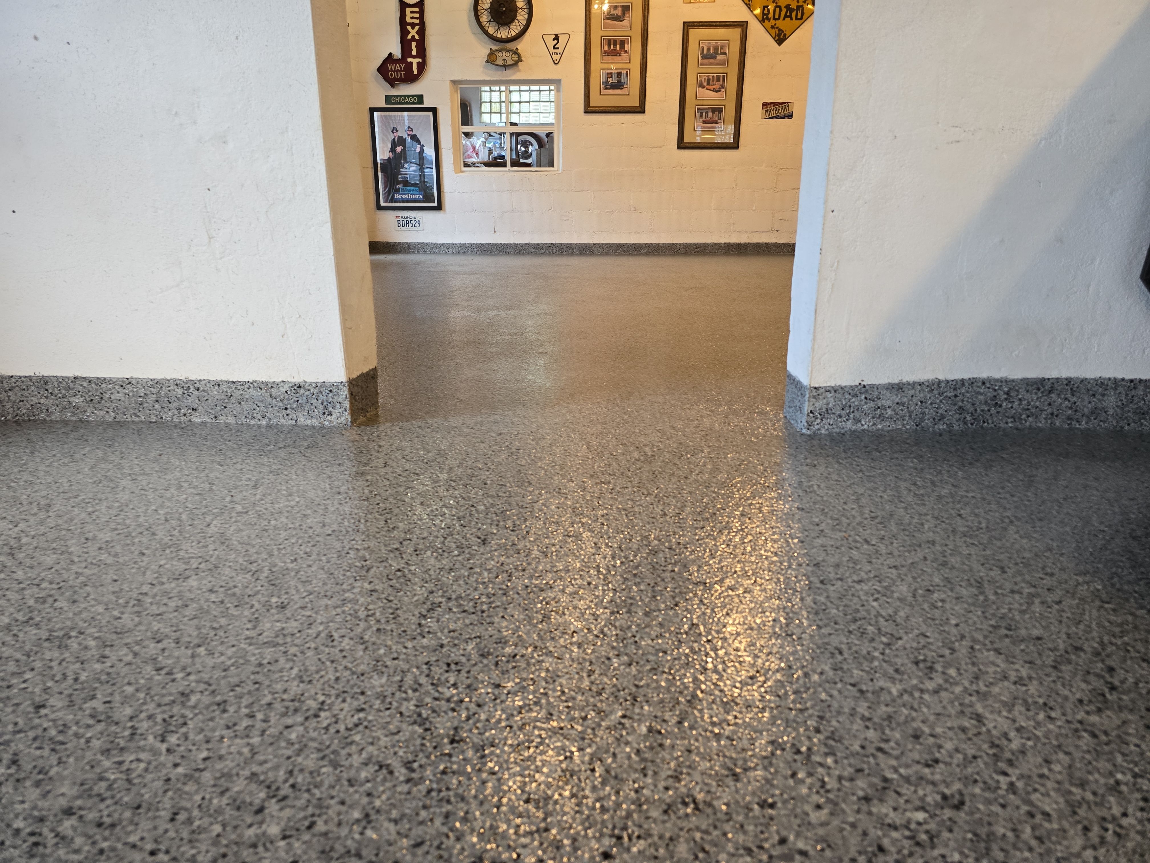 Check it out! Steelwheel Corner gets a new floor! by Elite Floor Solutions