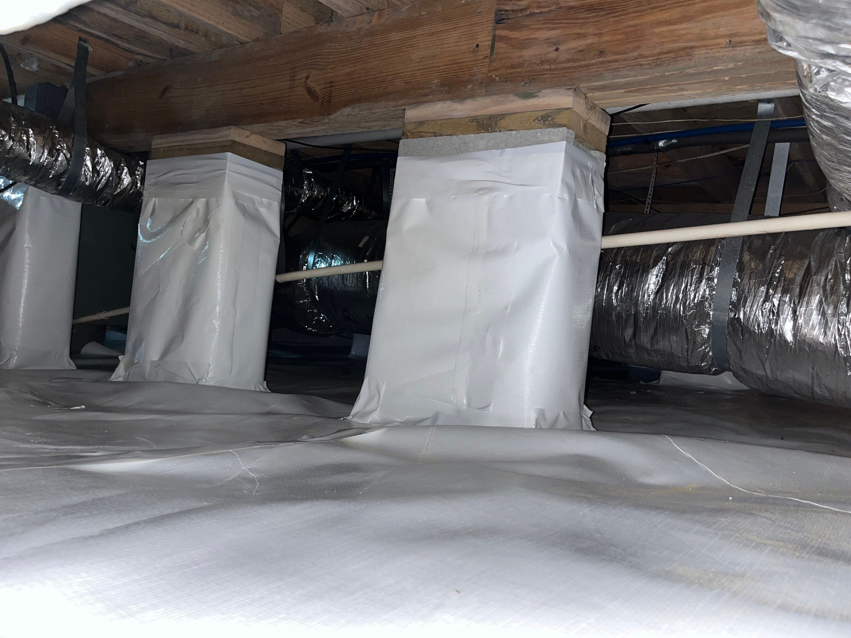 Impact Choice Encapsulation with French Drain, Mold Removal, and Crawlspace Door by Impact Crawlspace