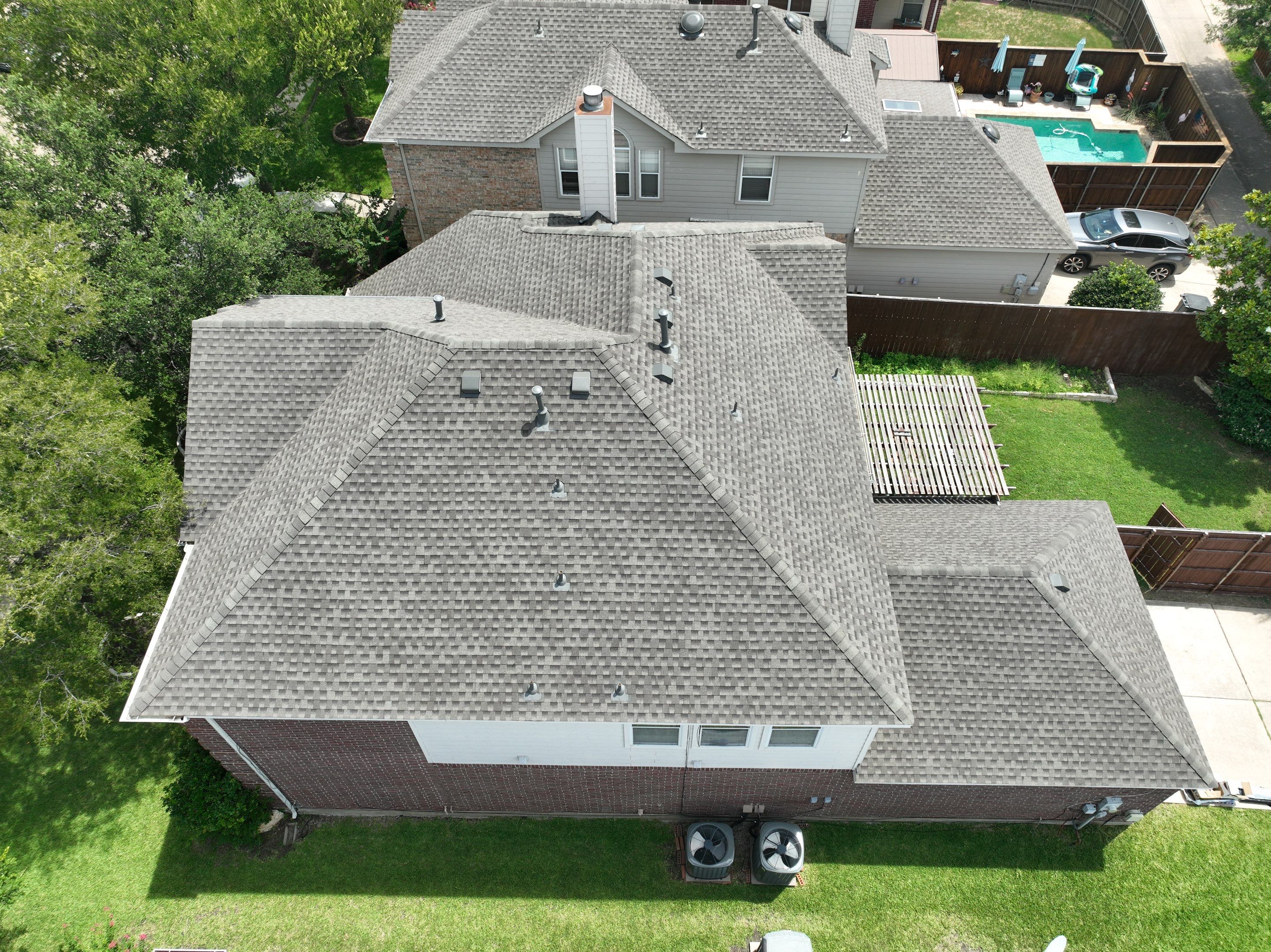 Residential Roofing Installation using GAF Timberline HDZ Weathered Wood by OneSource Roofing and Restoration