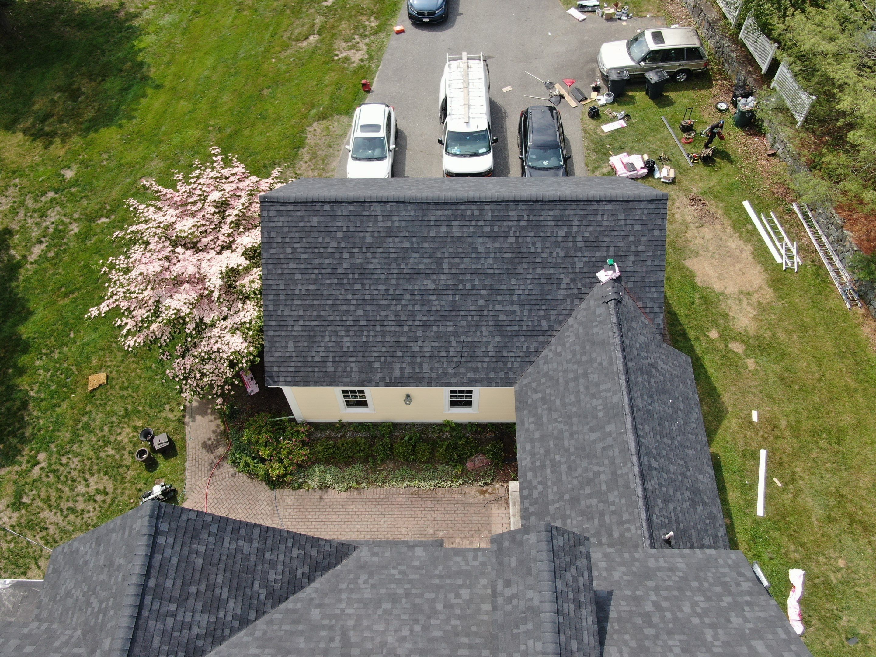 Full Roof Replacement & EPDM Restoration – North Andover, MA by Mighty Dog Roofing of Greater Middlesex County