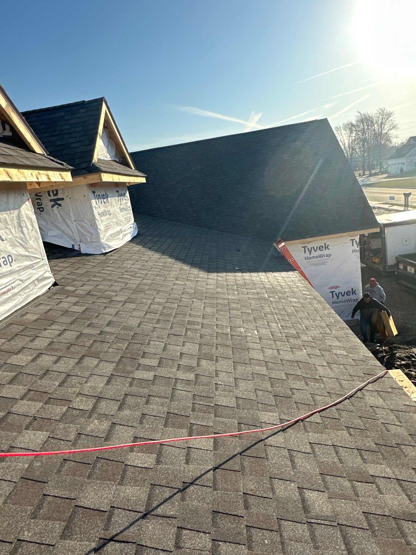 Residential Roofing Installation using CertainTeed Landmark Weathered Wood by Nitro Roofing and Construction