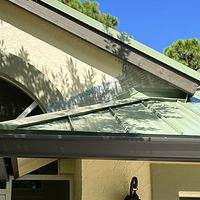 24ga 1" Nail-Strip Patina Green  by Total Roofing System The Metal Roof Experts