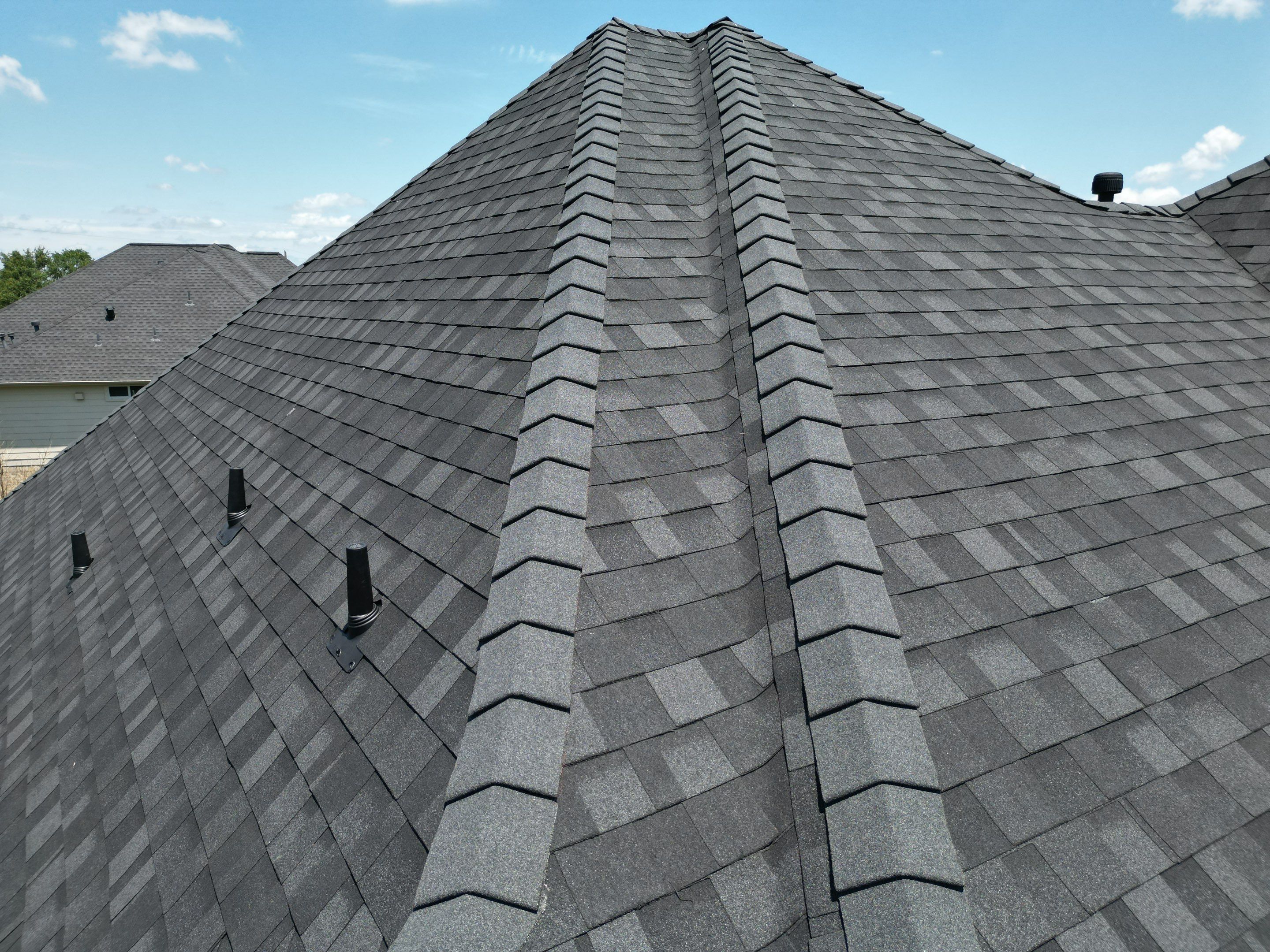 Residential Roofing Installation using IKO Dynasty in Cypress by Core Four Roofing