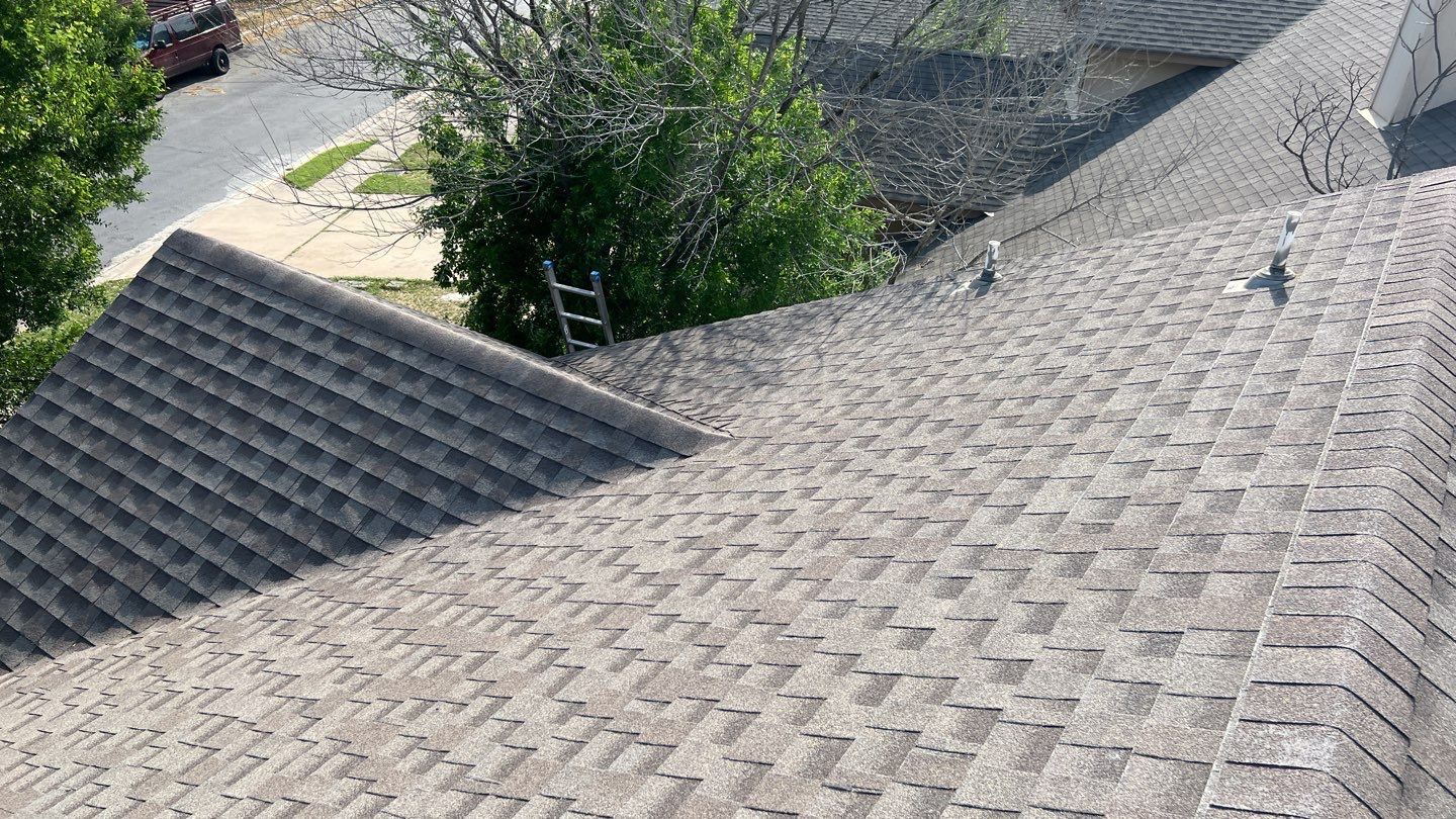 Architectural Shingle Roof Replacement and Exterior Restoration in Round Rock by Caliber Restoration LLC