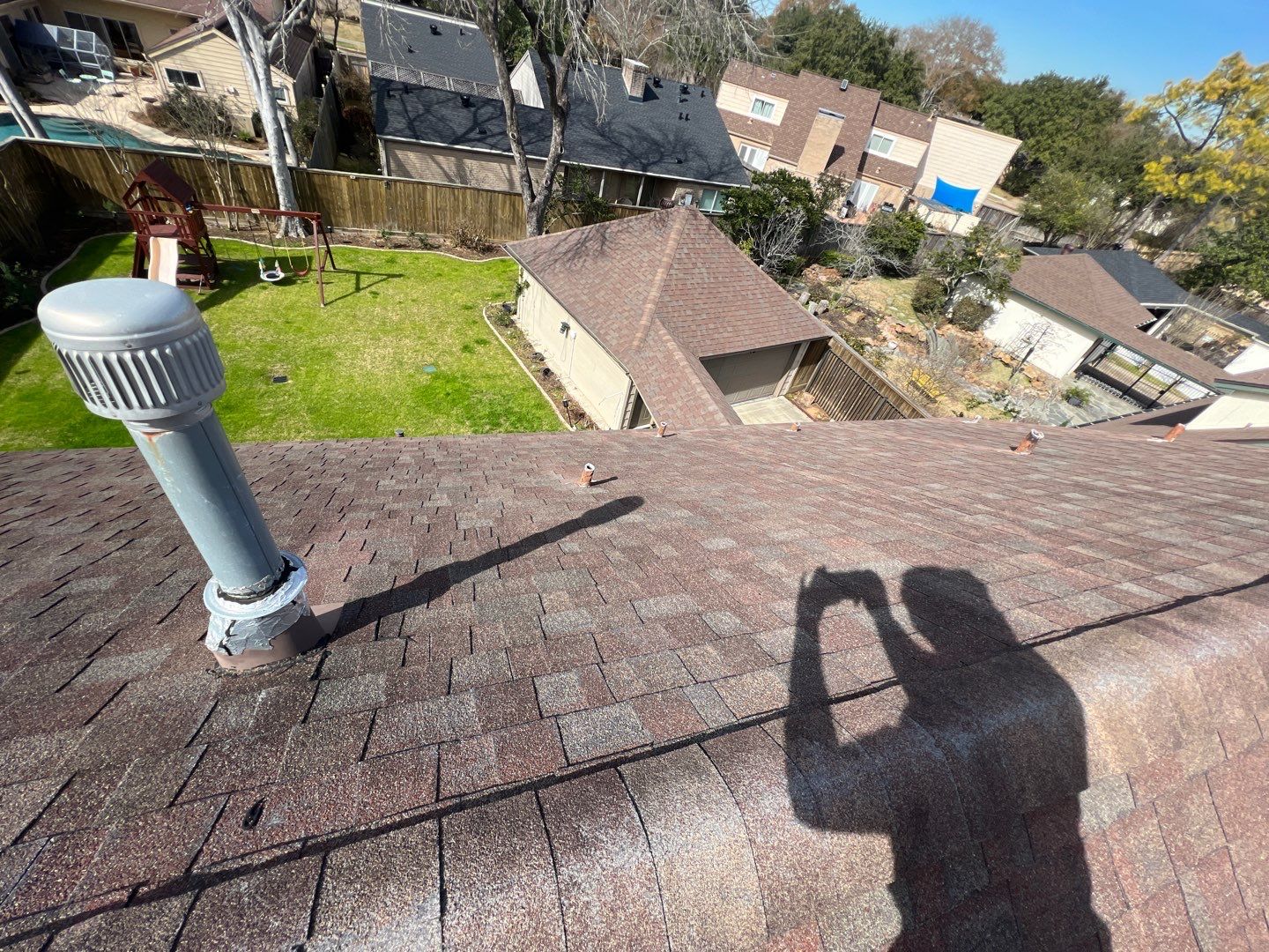 IKO Cambridge Weathered Wood by HHH Roofing & Construction