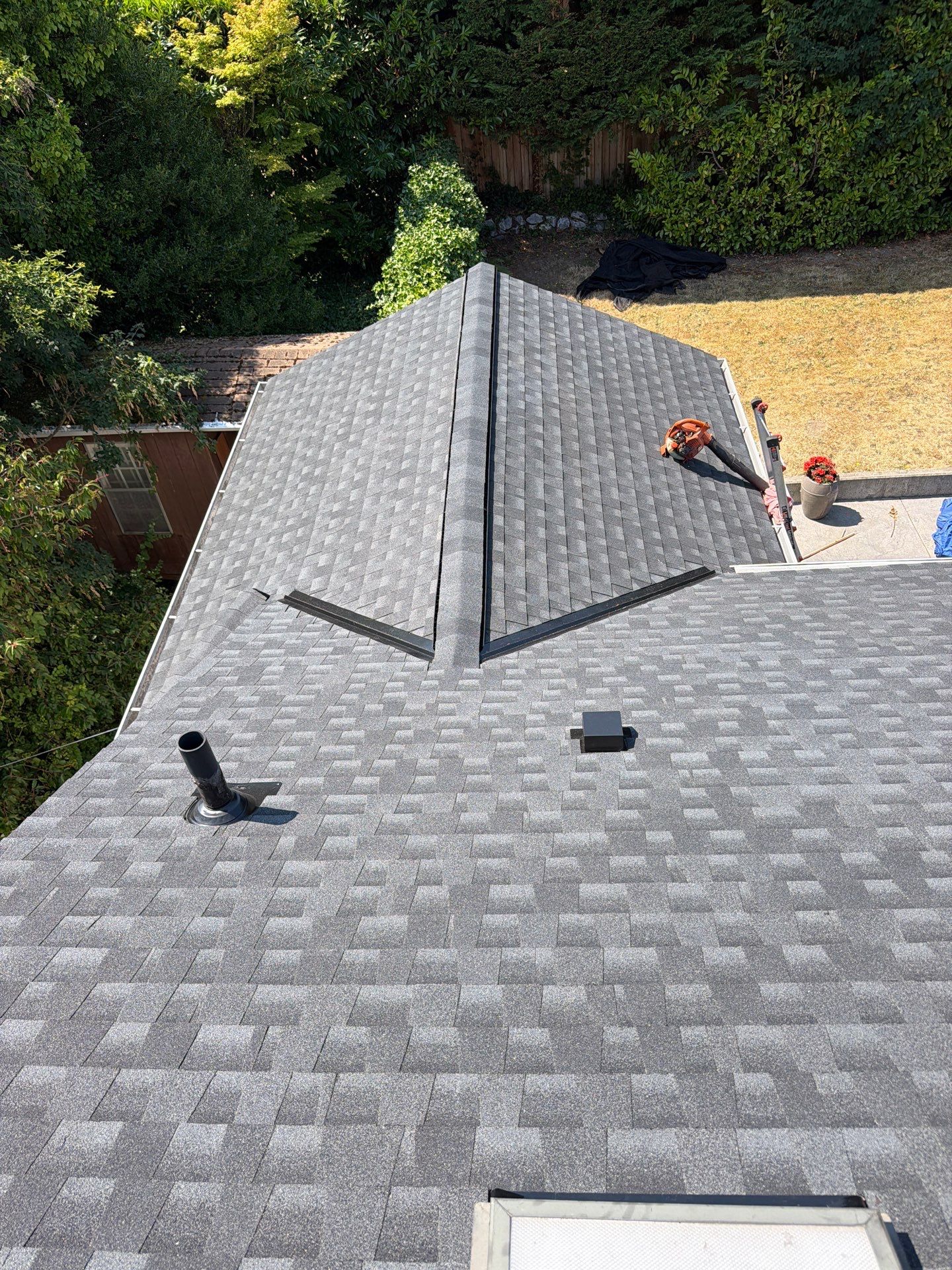 Residential Roofing Installation using GAF HDZ Shingles by Roofing Formula LLC