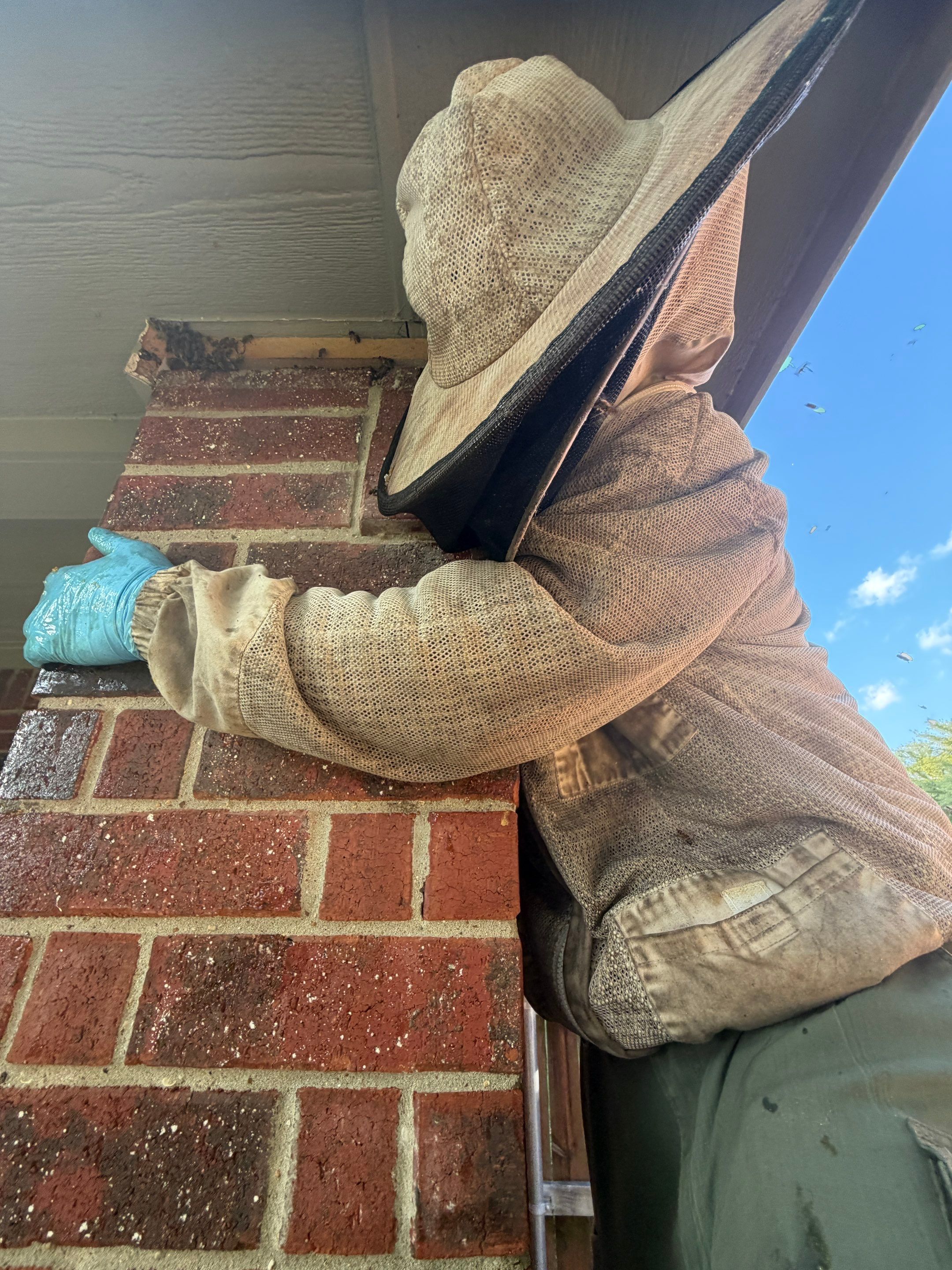 Brick Column by Rockwall Honey Bee Company
